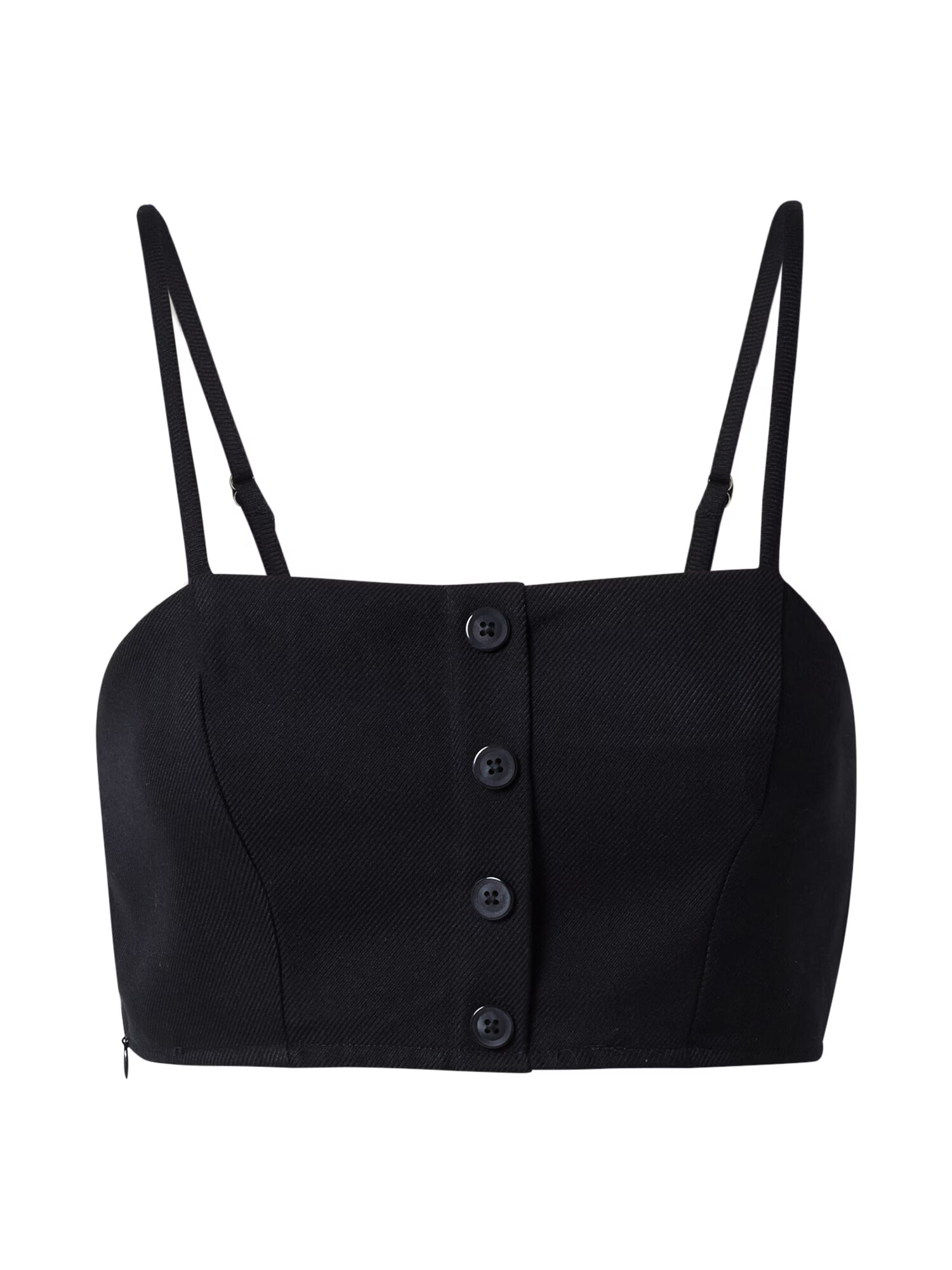 Nasty Gal Top negru - Pled.ro