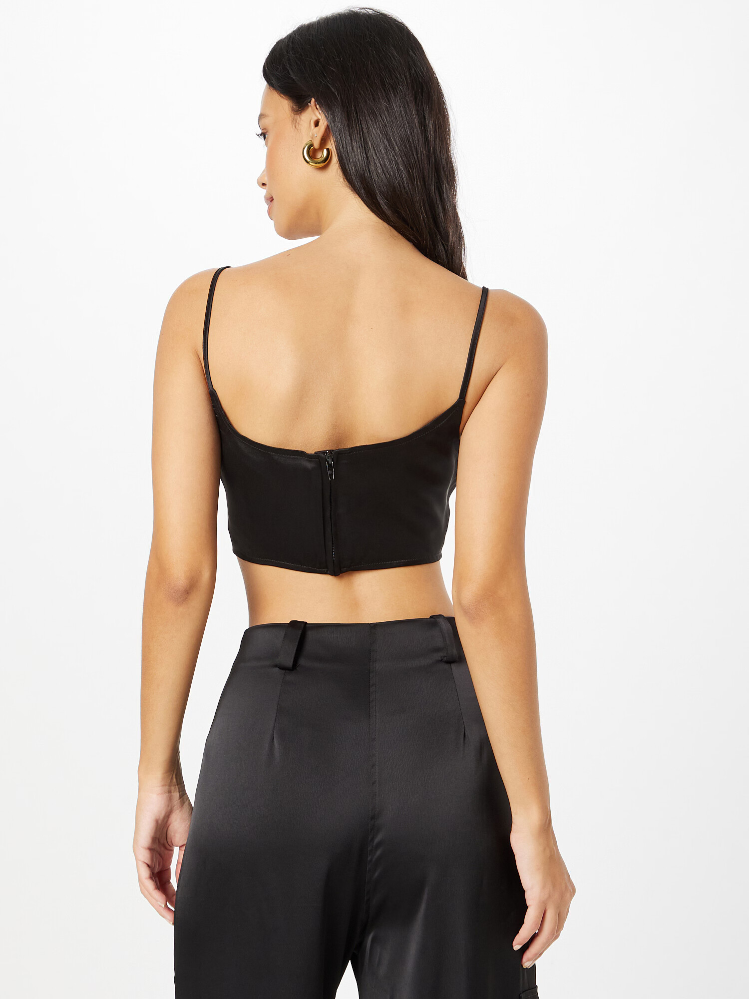 Nasty Gal Top negru - Pled.ro