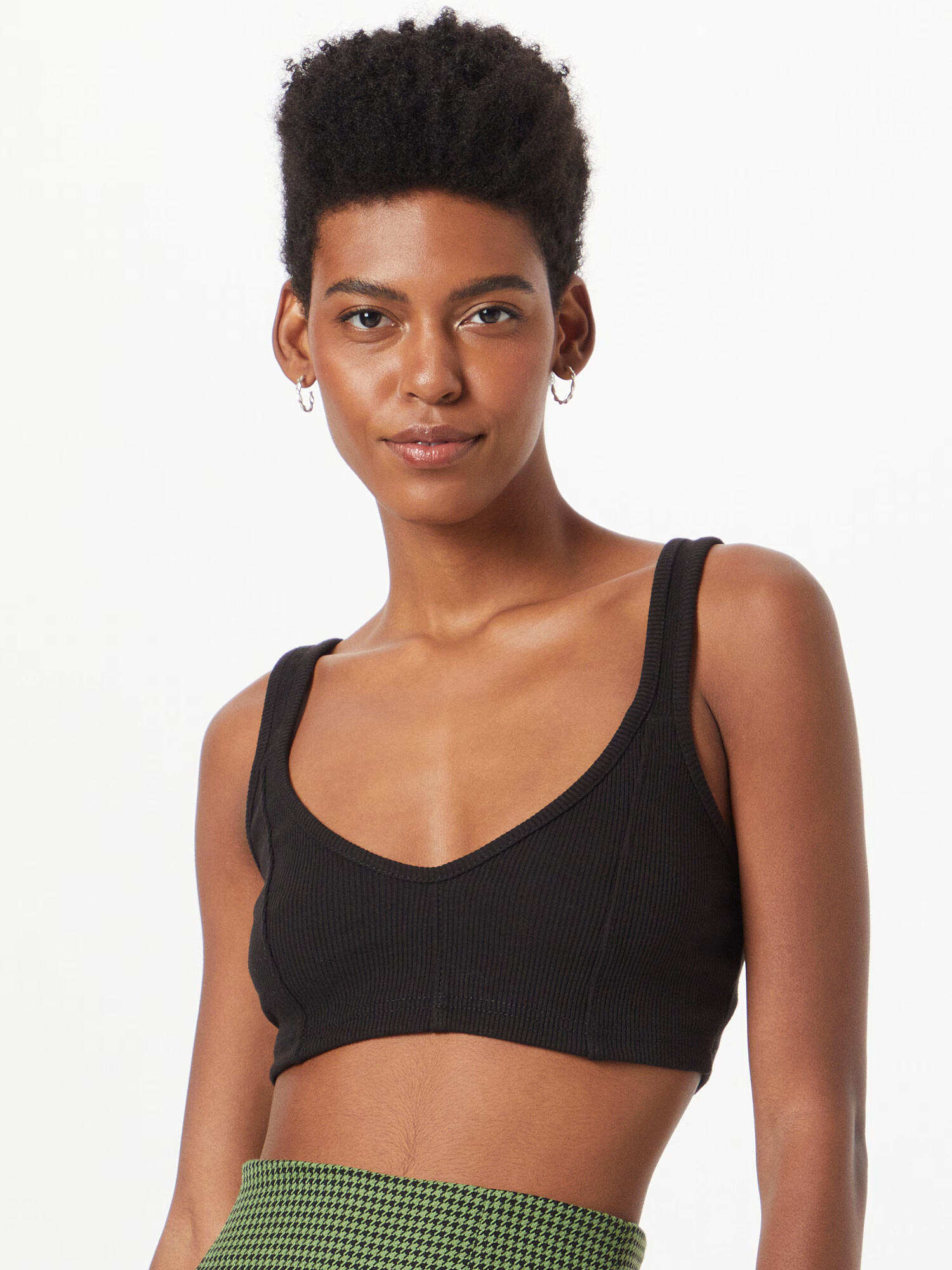 Nasty Gal Top negru - Pled.ro