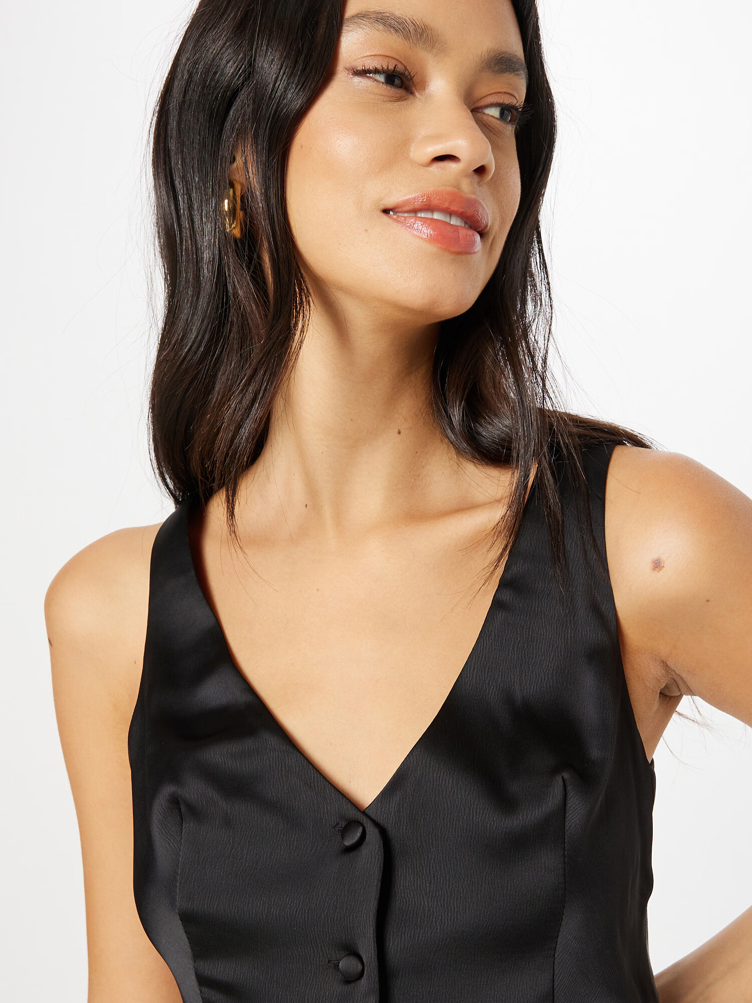 Nasty Gal Top negru - Pled.ro