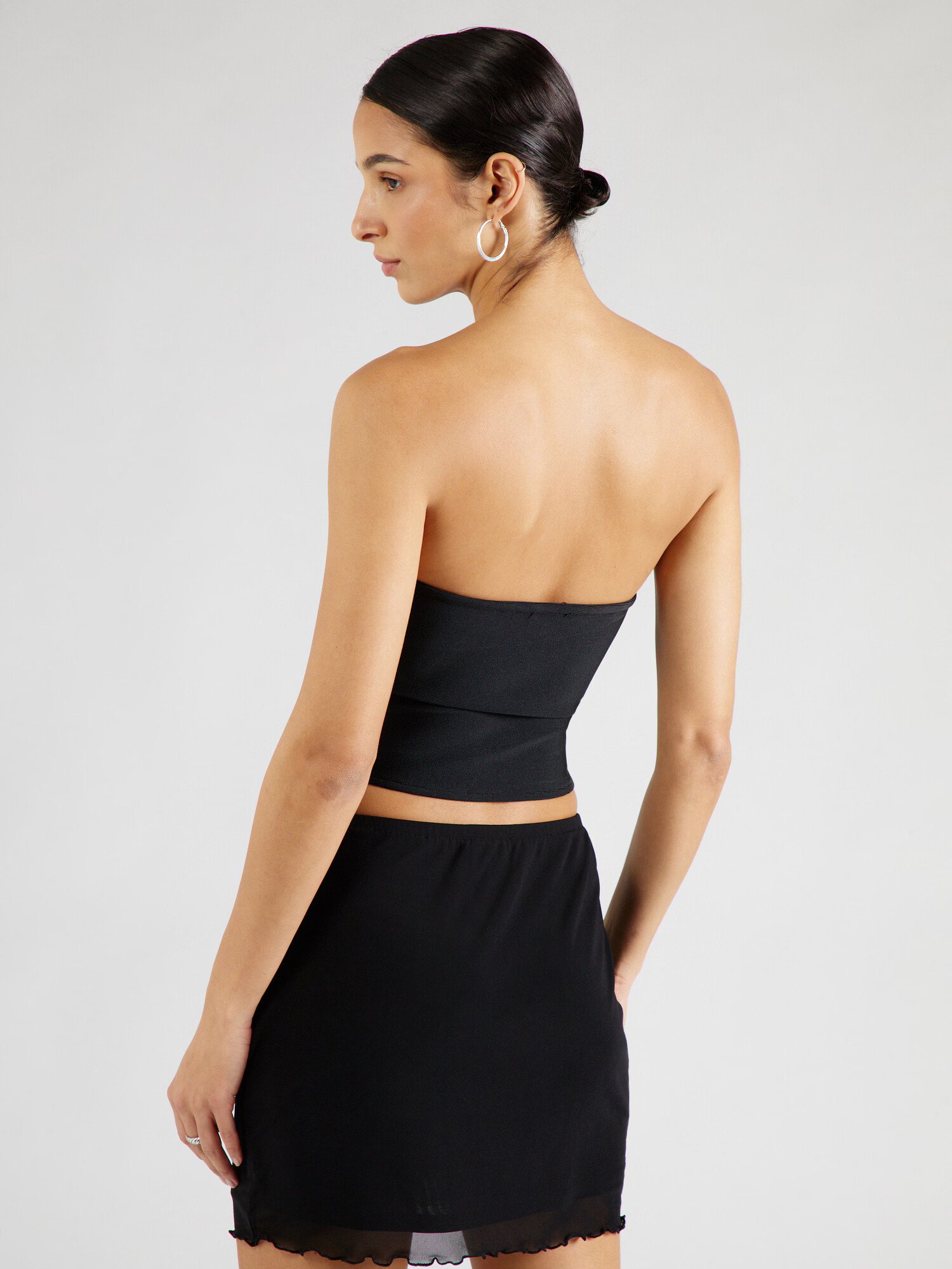 Nasty Gal Top negru - Pled.ro