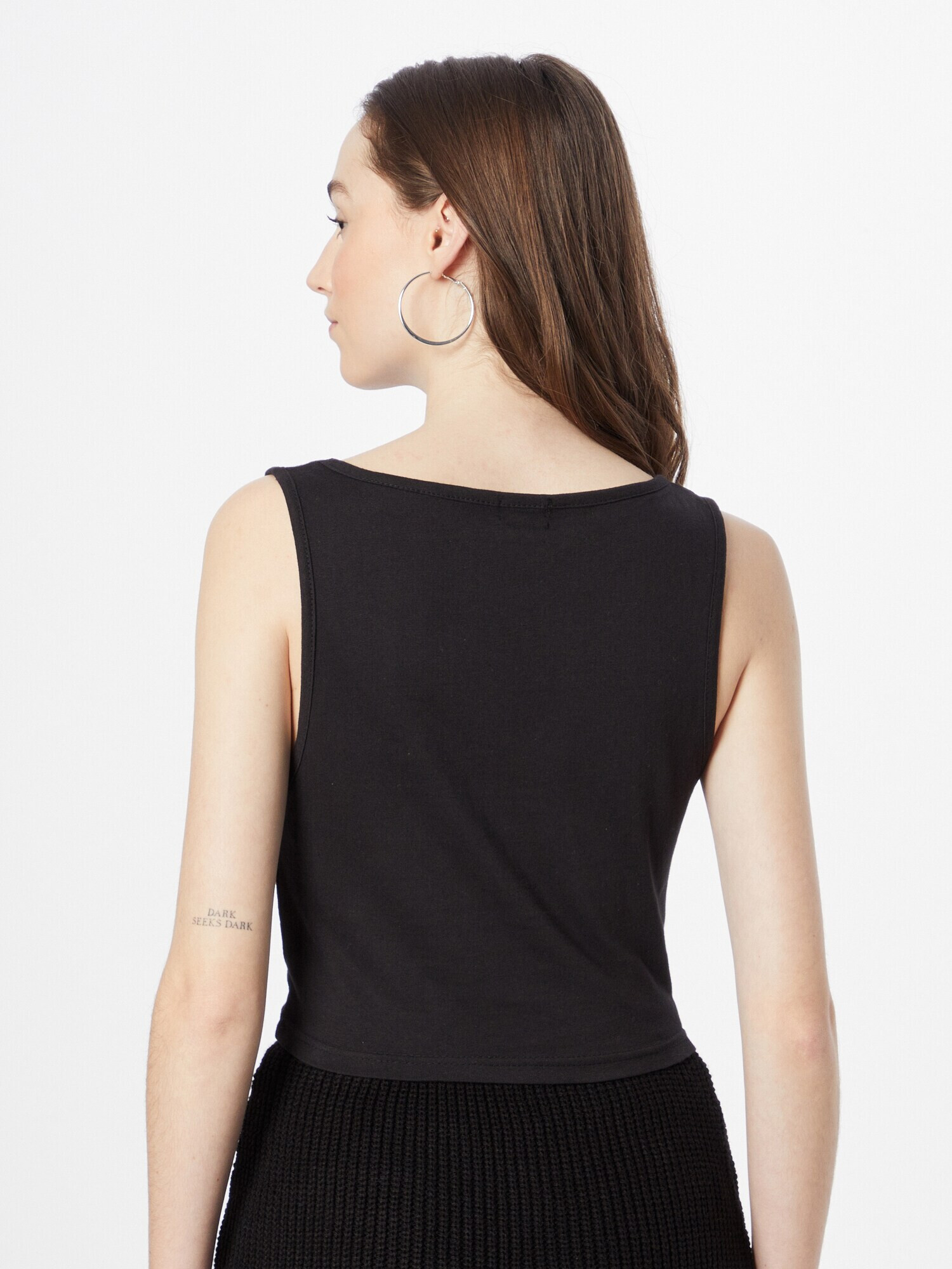 Nasty Gal Top negru - Pled.ro