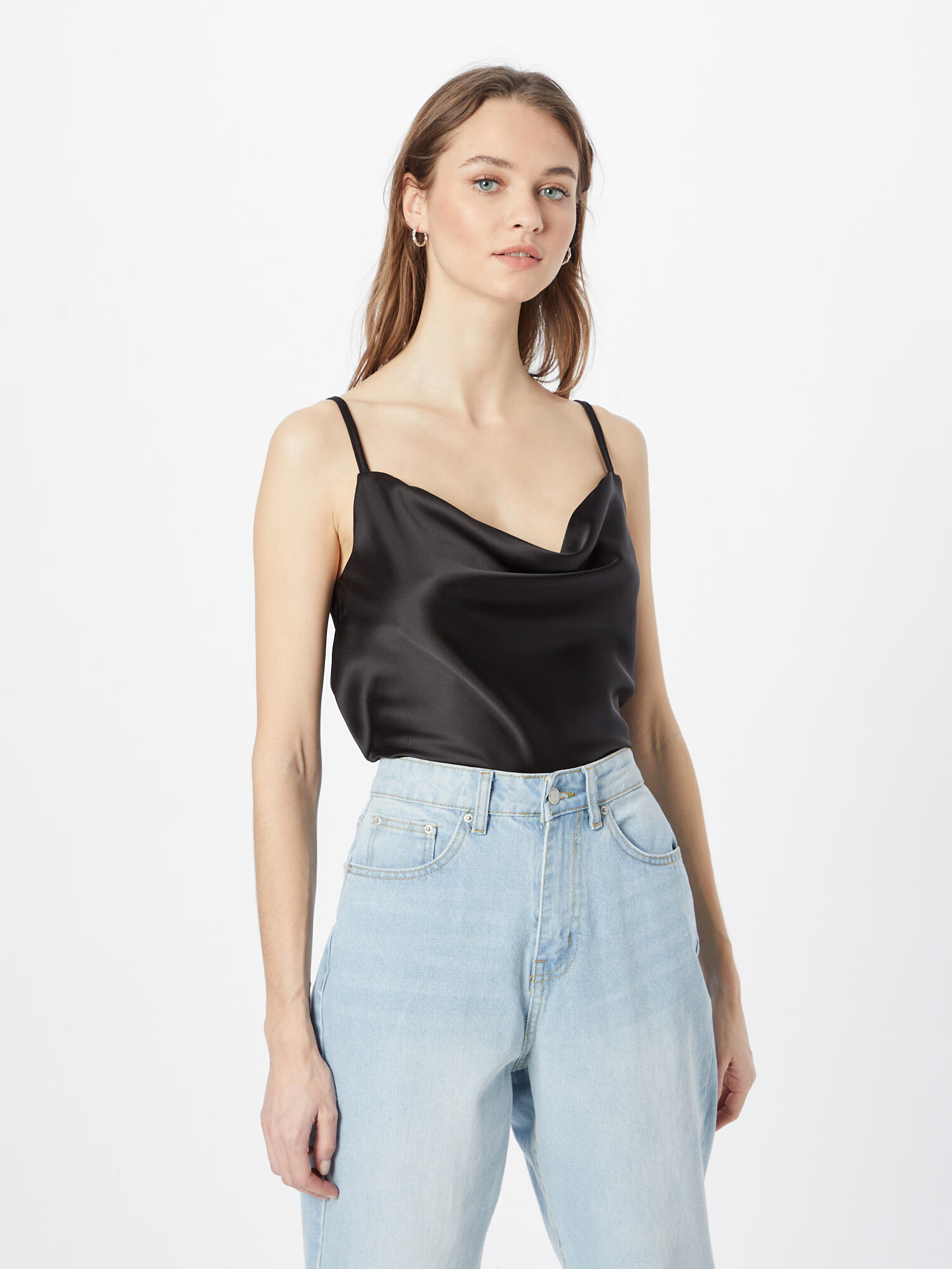 Nasty Gal Top negru - Pled.ro