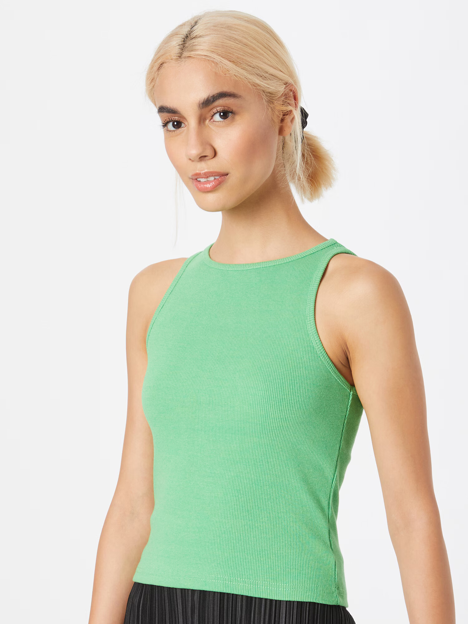 Nasty Gal Top verde deschis - Pled.ro