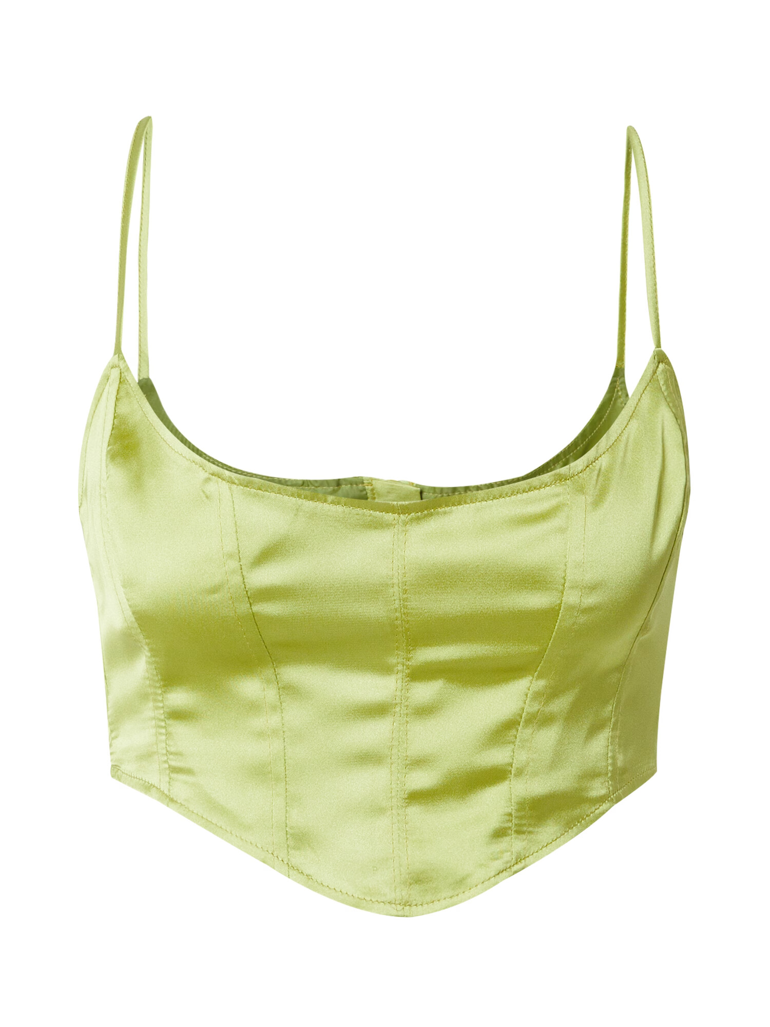 Nasty Gal Top verde limetă - Pled.ro