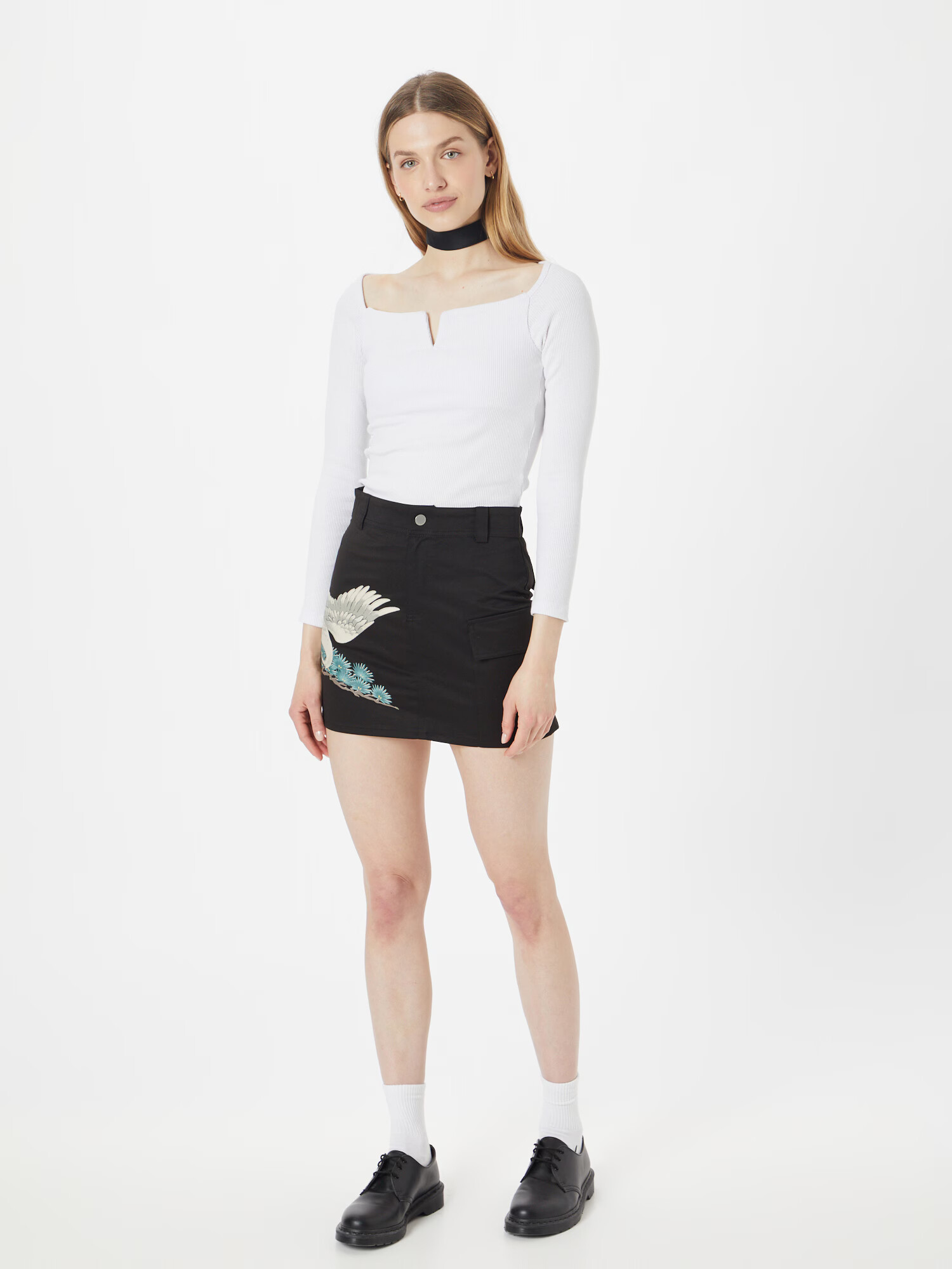 Nasty Gal Tricou alb - Pled.ro