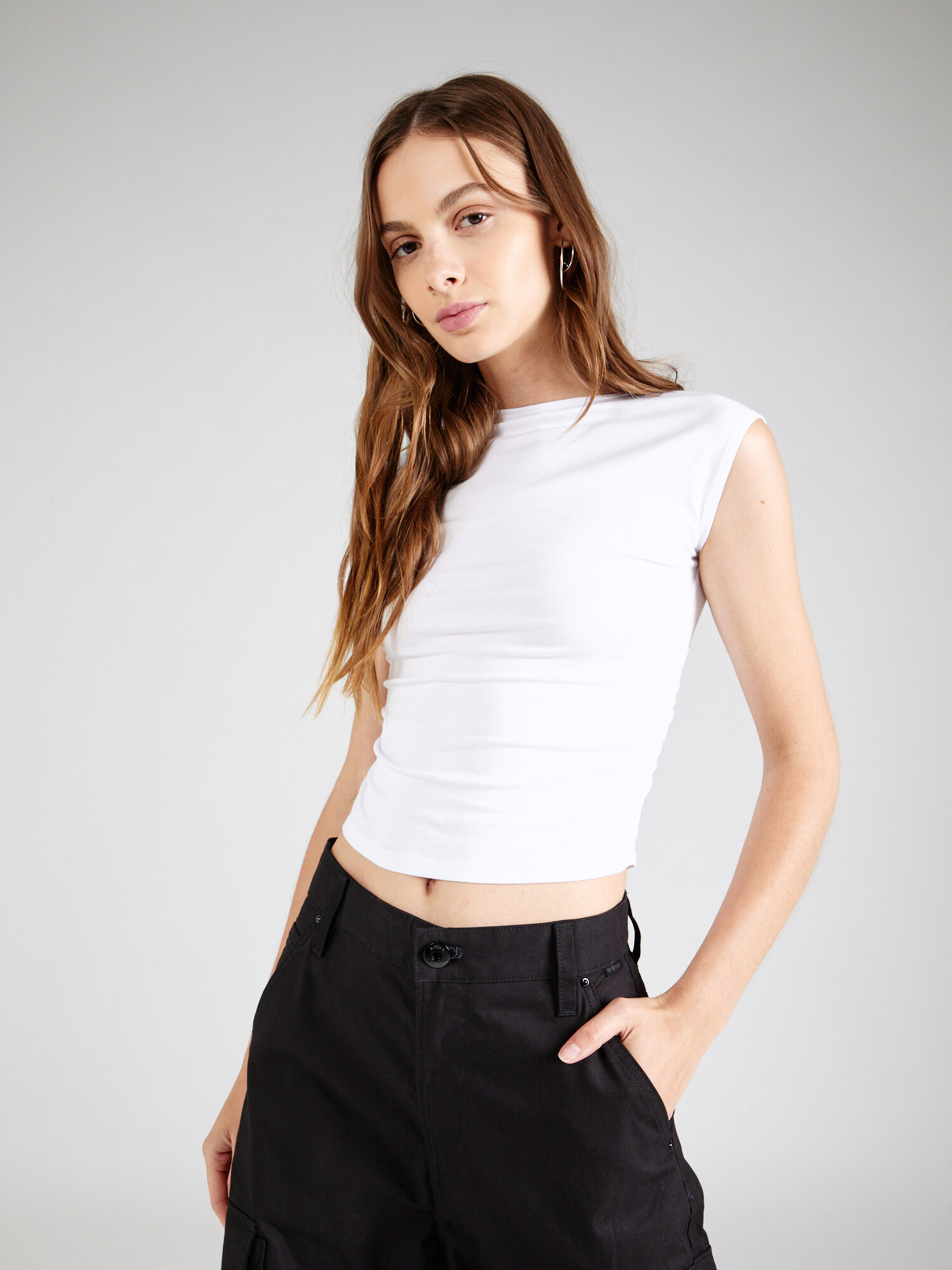 Nasty Gal Tricou alb - Pled.ro