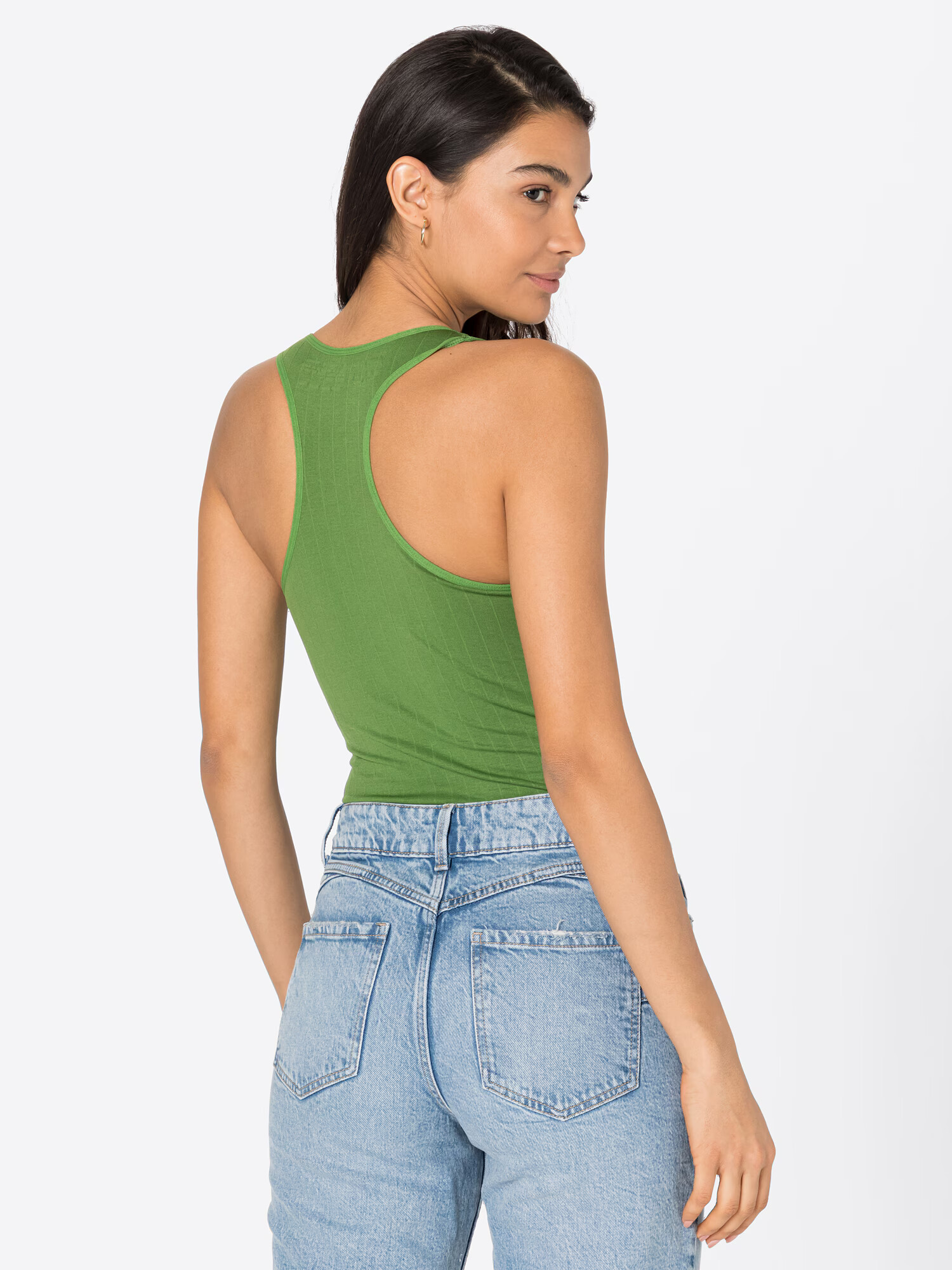 Nasty Gal Tricou body verde deschis - Pled.ro