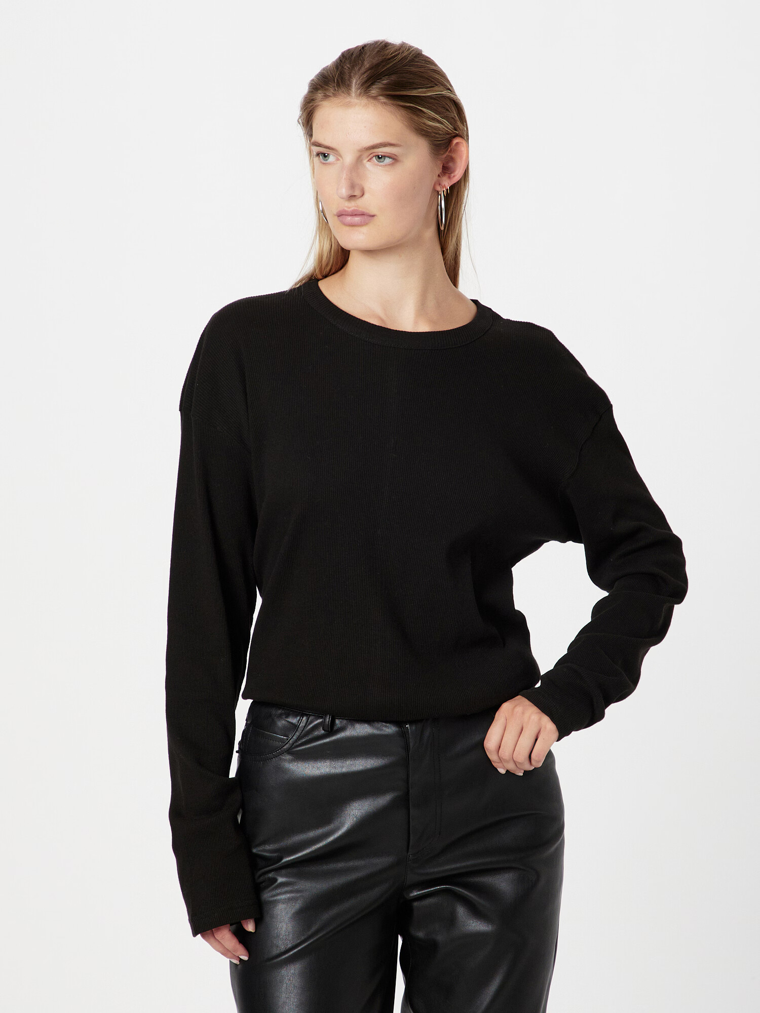 Nasty Gal Tricou negru - Pled.ro