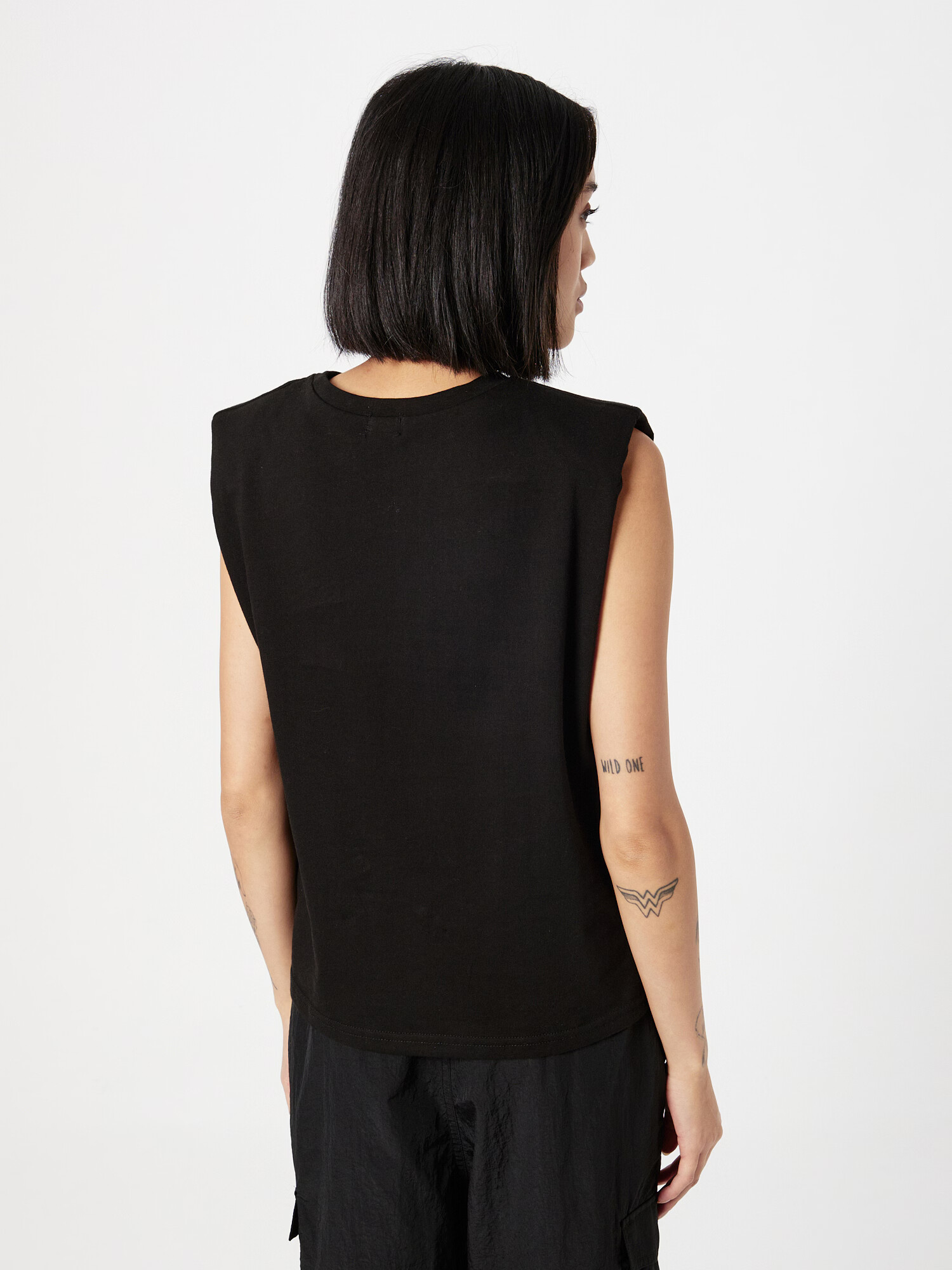 Nasty Gal Tricou negru - Pled.ro