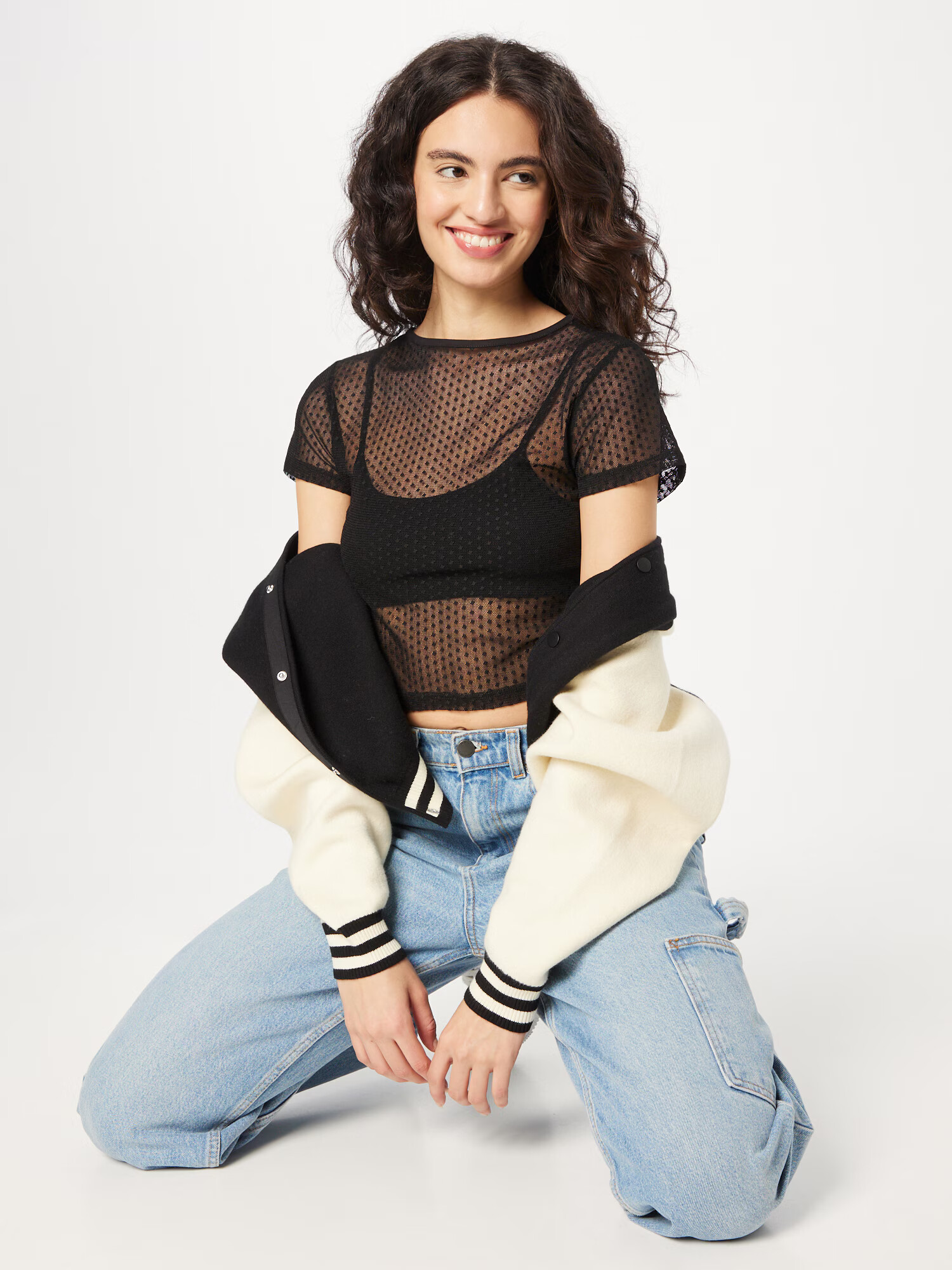 Nasty Gal Tricou negru - Pled.ro