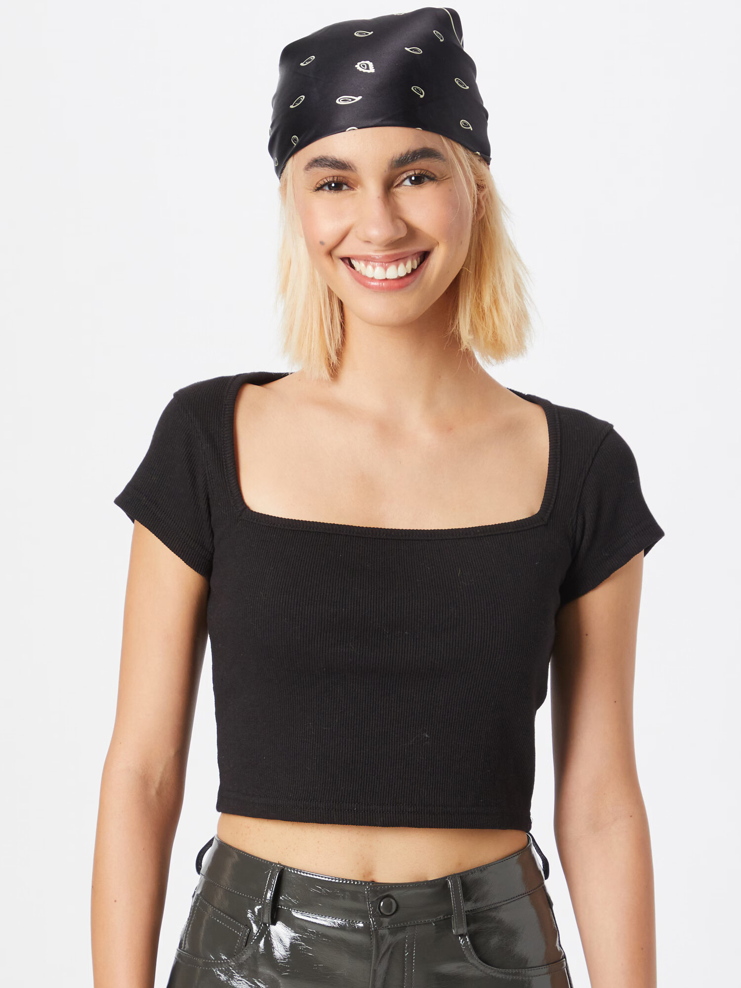 Nasty Gal Tricou negru - Pled.ro