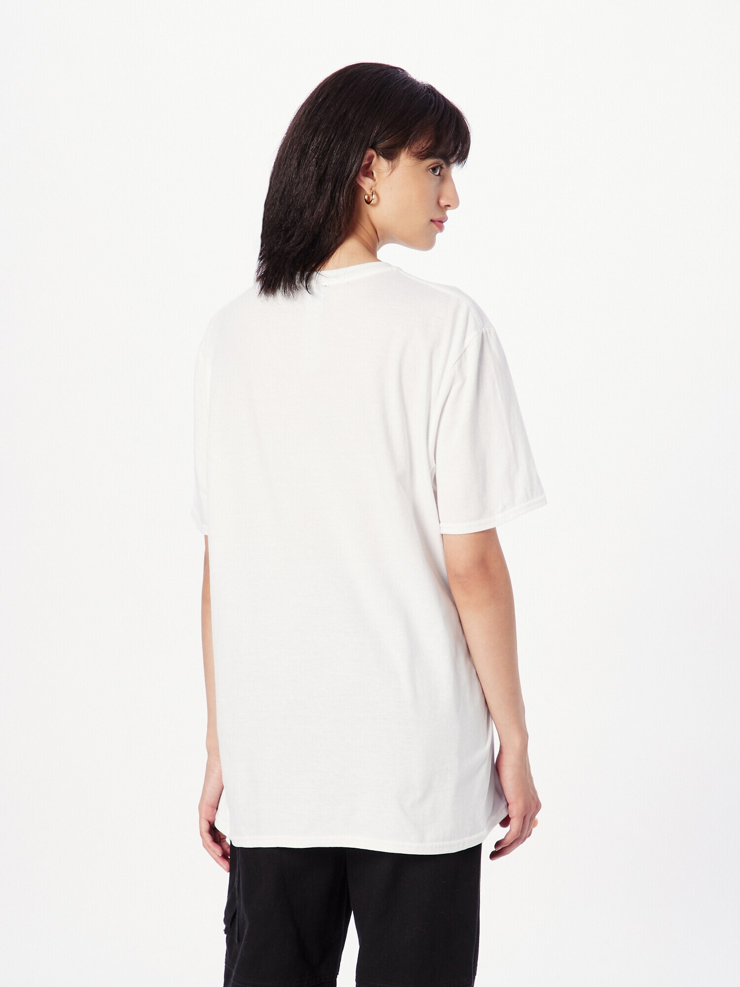 Nasty Gal Tricou 'Slayer' maro / portocaliu / alb - Pled.ro