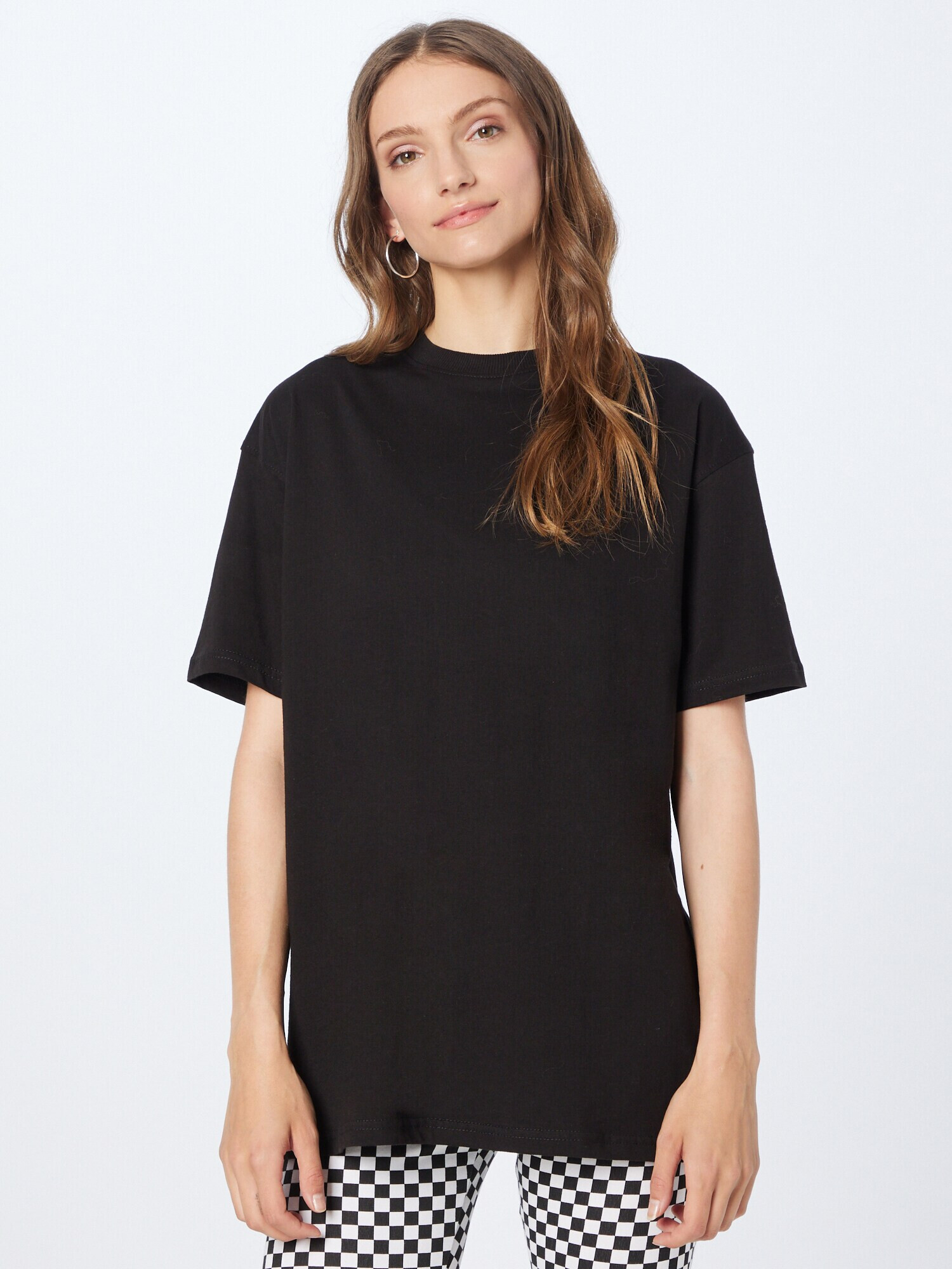 Nasty Gal Tricou supradimensional negru - Pled.ro