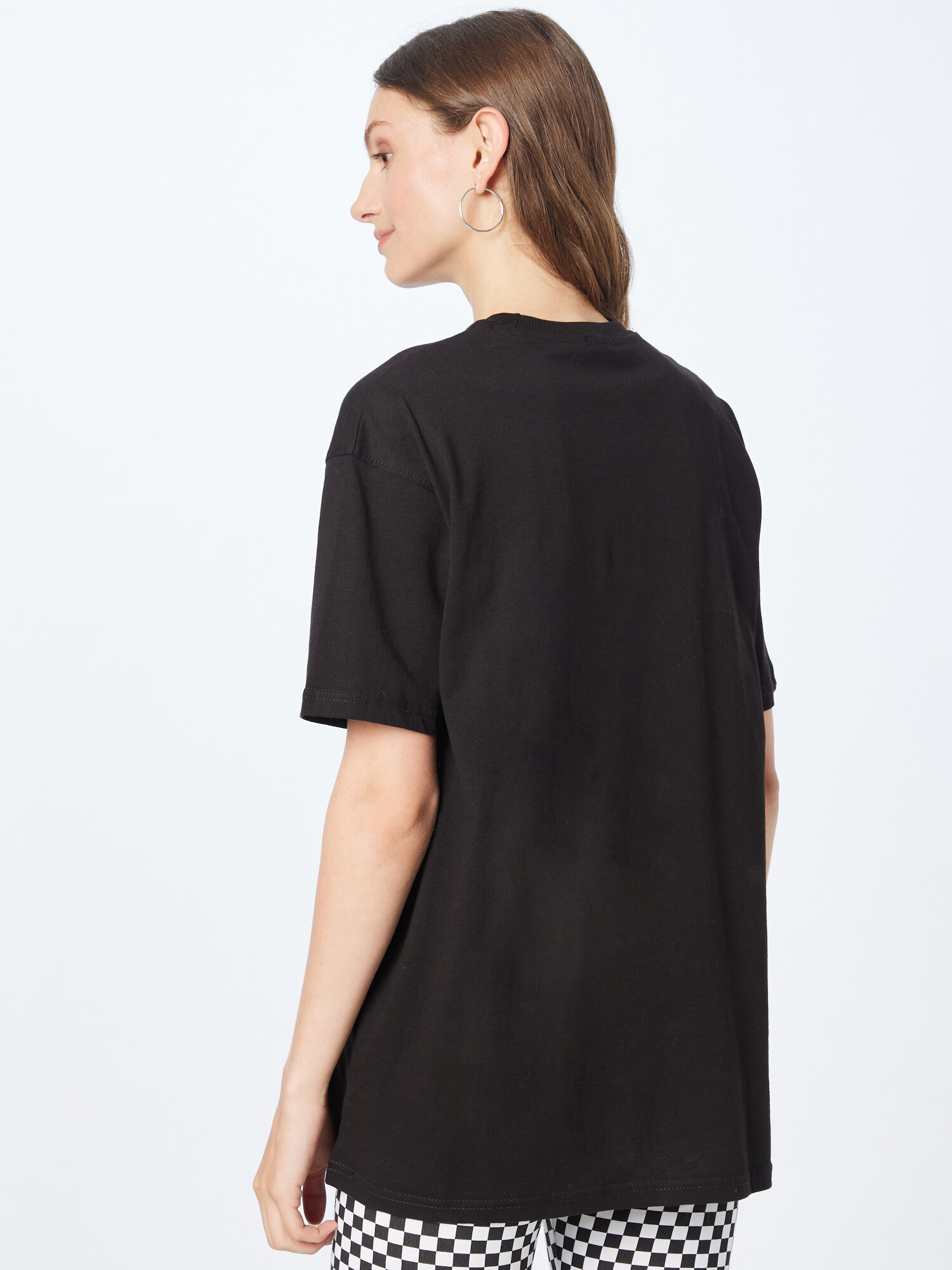 Nasty Gal Tricou supradimensional negru - Pled.ro