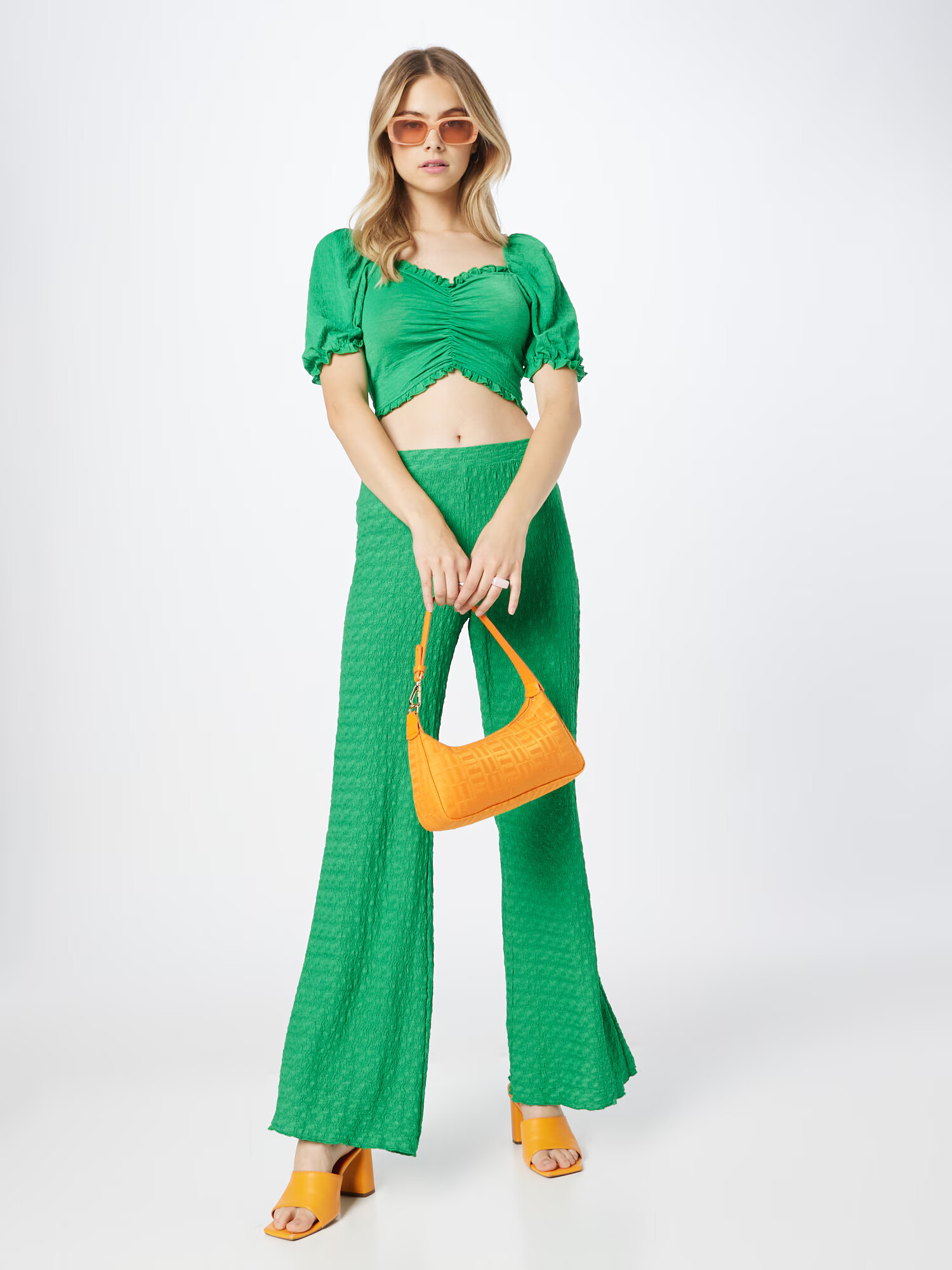 Nasty Gal Tricou verde - Pled.ro