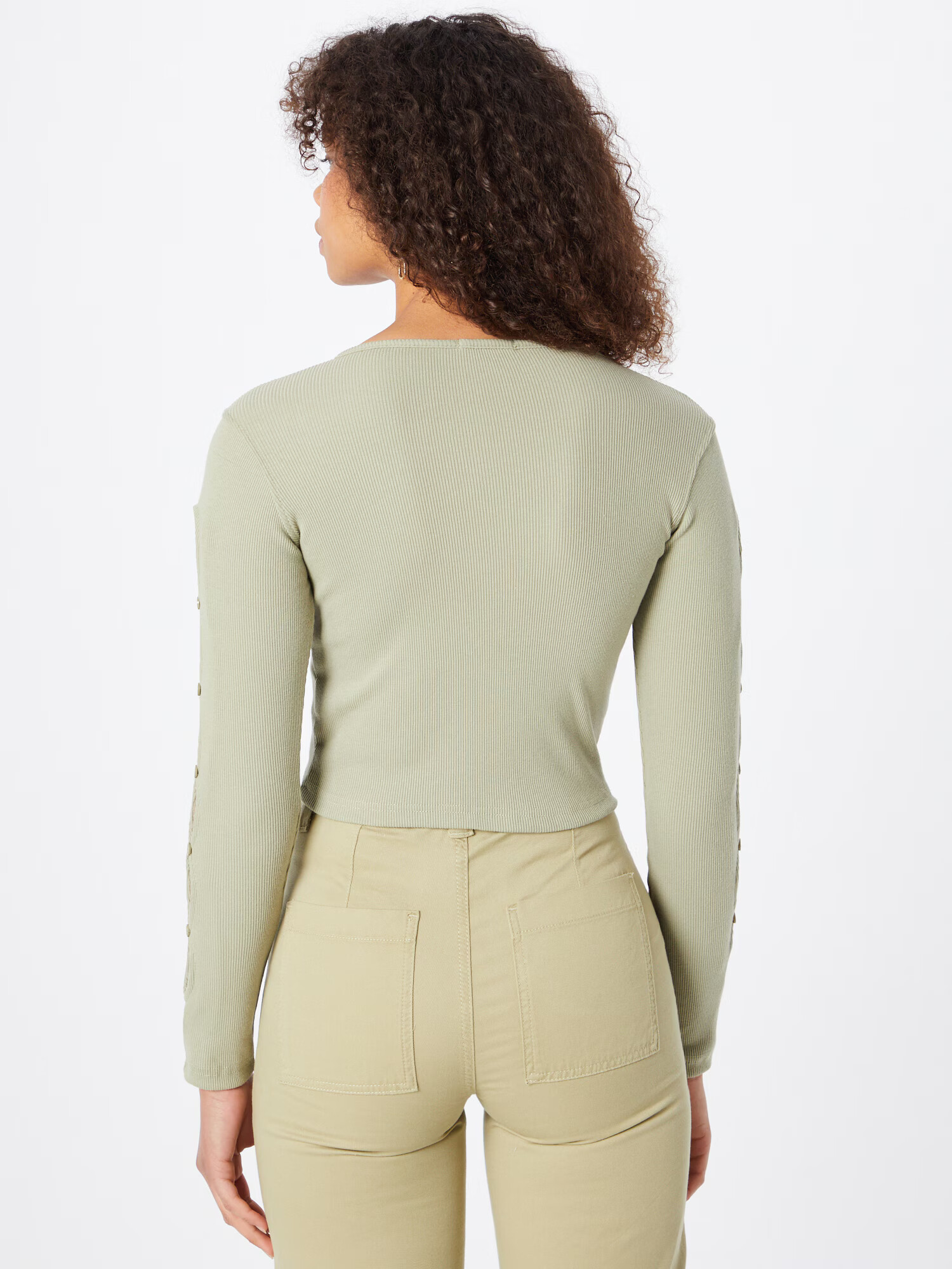 Nasty Gal Tricou verde deschis - Pled.ro