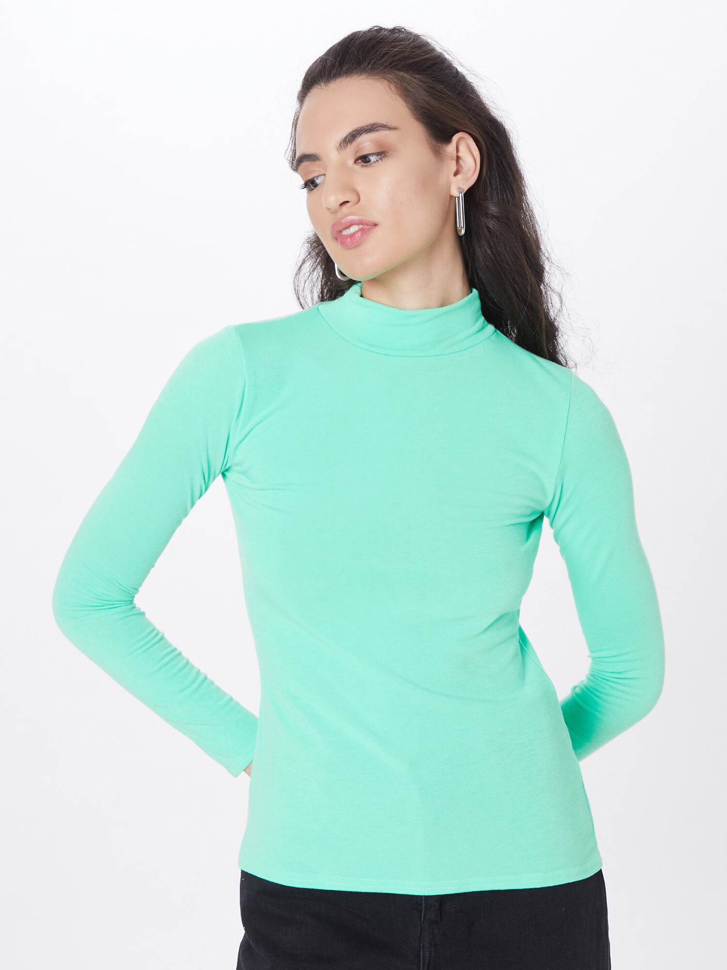 Nasty Gal Tricou verde deschis - Pled.ro