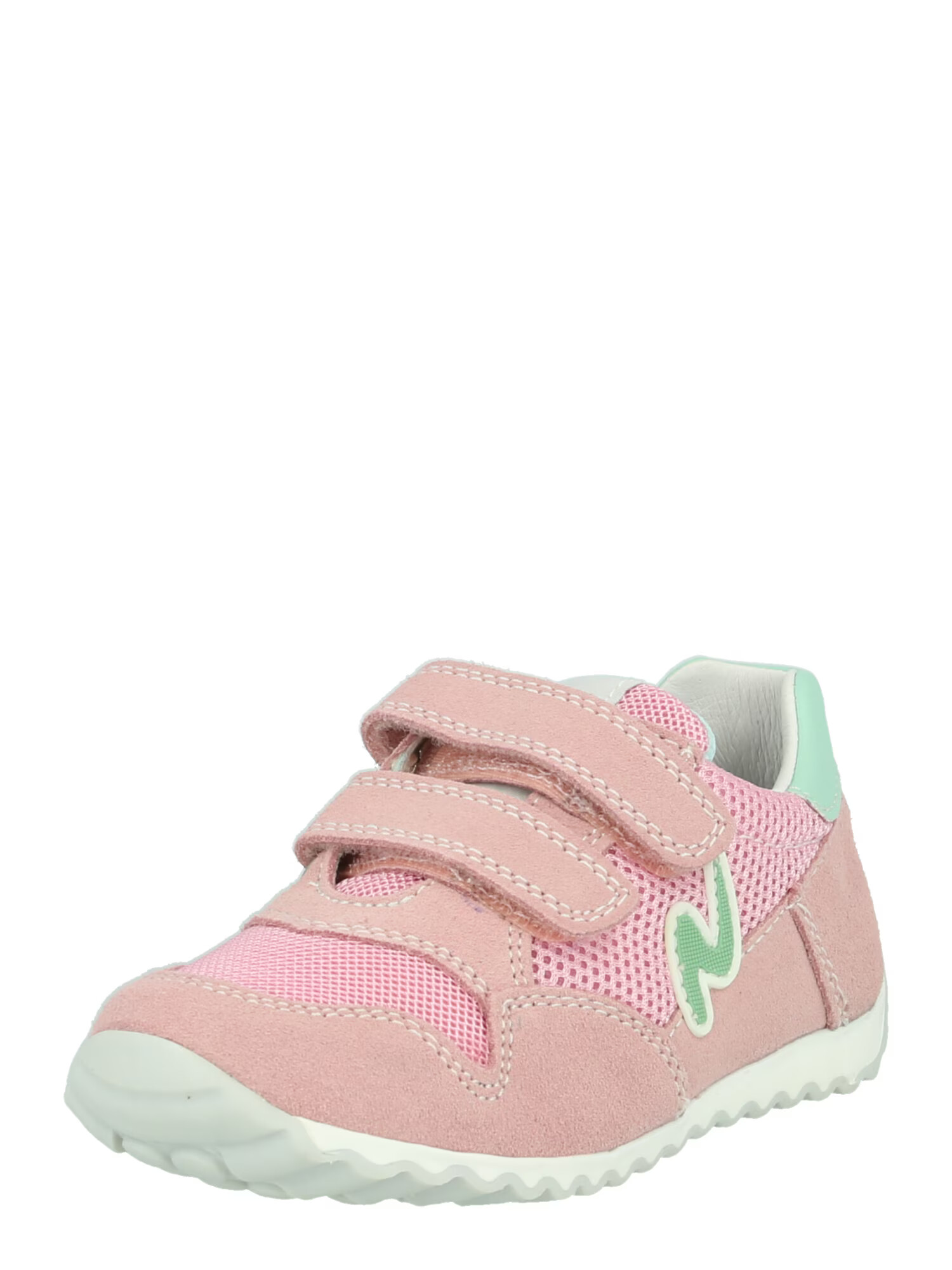 NATURINO Sneaker 'Sammy' verde pastel / roz / roz pastel / alb - Pled.ro