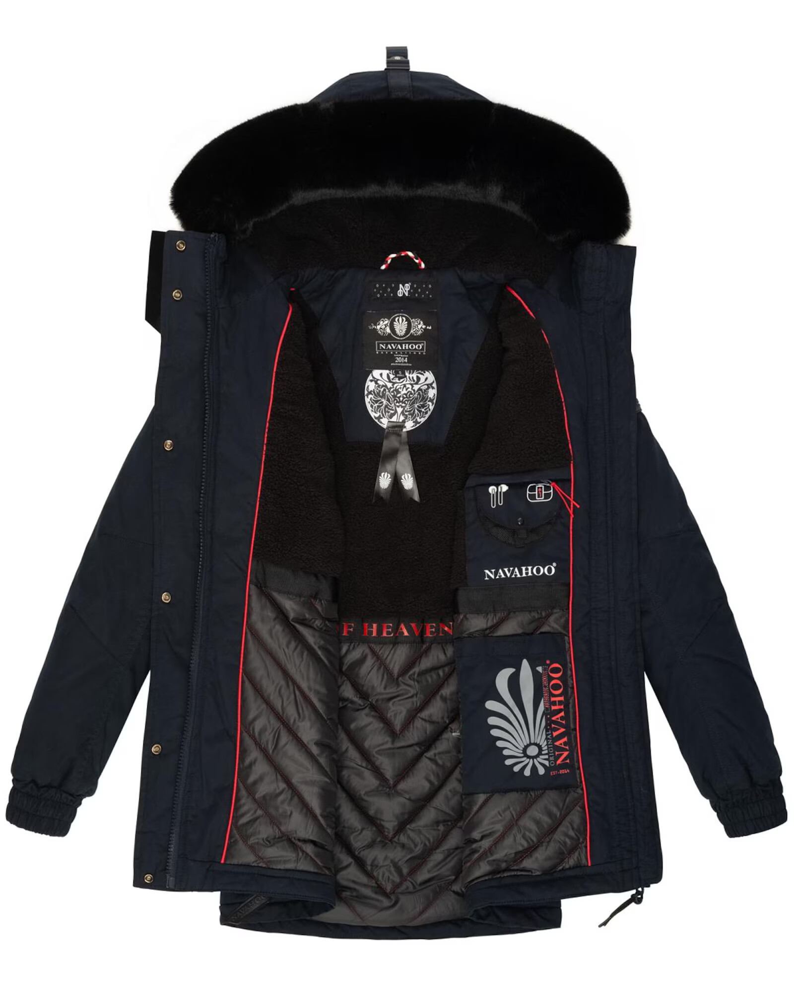 NAVAHOO Parka de iarnă bleumarin - Pled.ro