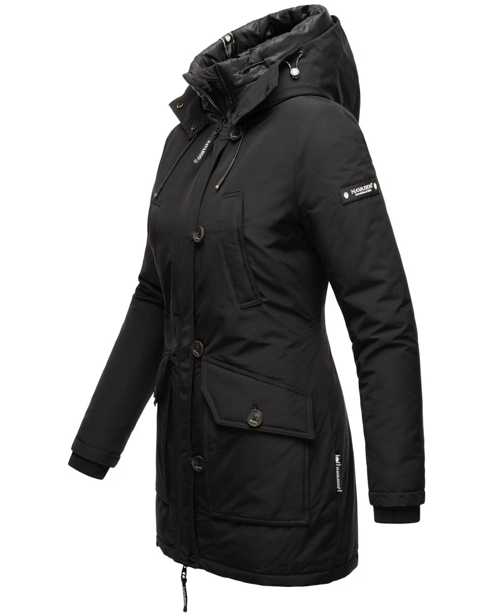 NAVAHOO Parka de iarnă 'Freeze stoorm' negru - Pled.ro