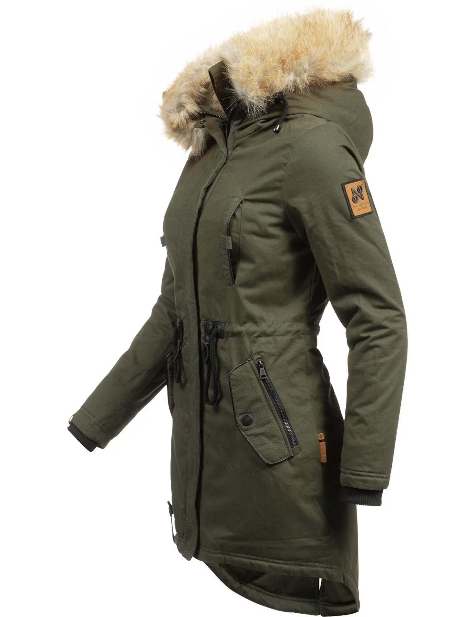 NAVAHOO Parka de iarnă 'Bombii' kaki - Pled.ro