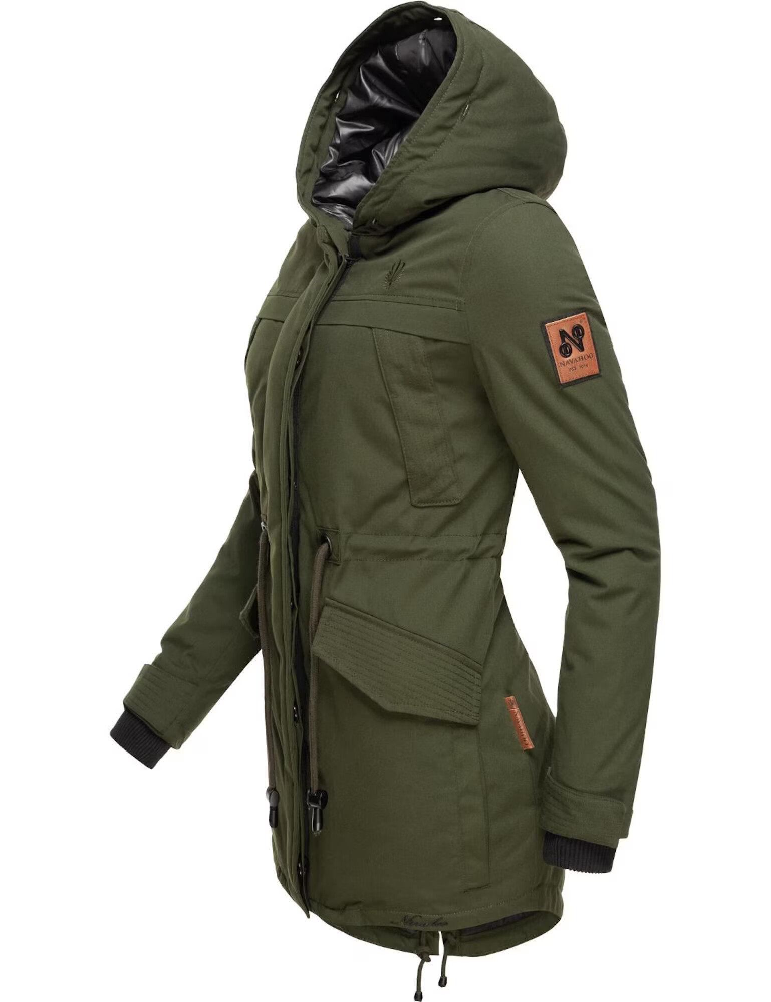 NAVAHOO Parka de iarnă crem / bleumarin / verde - Pled.ro