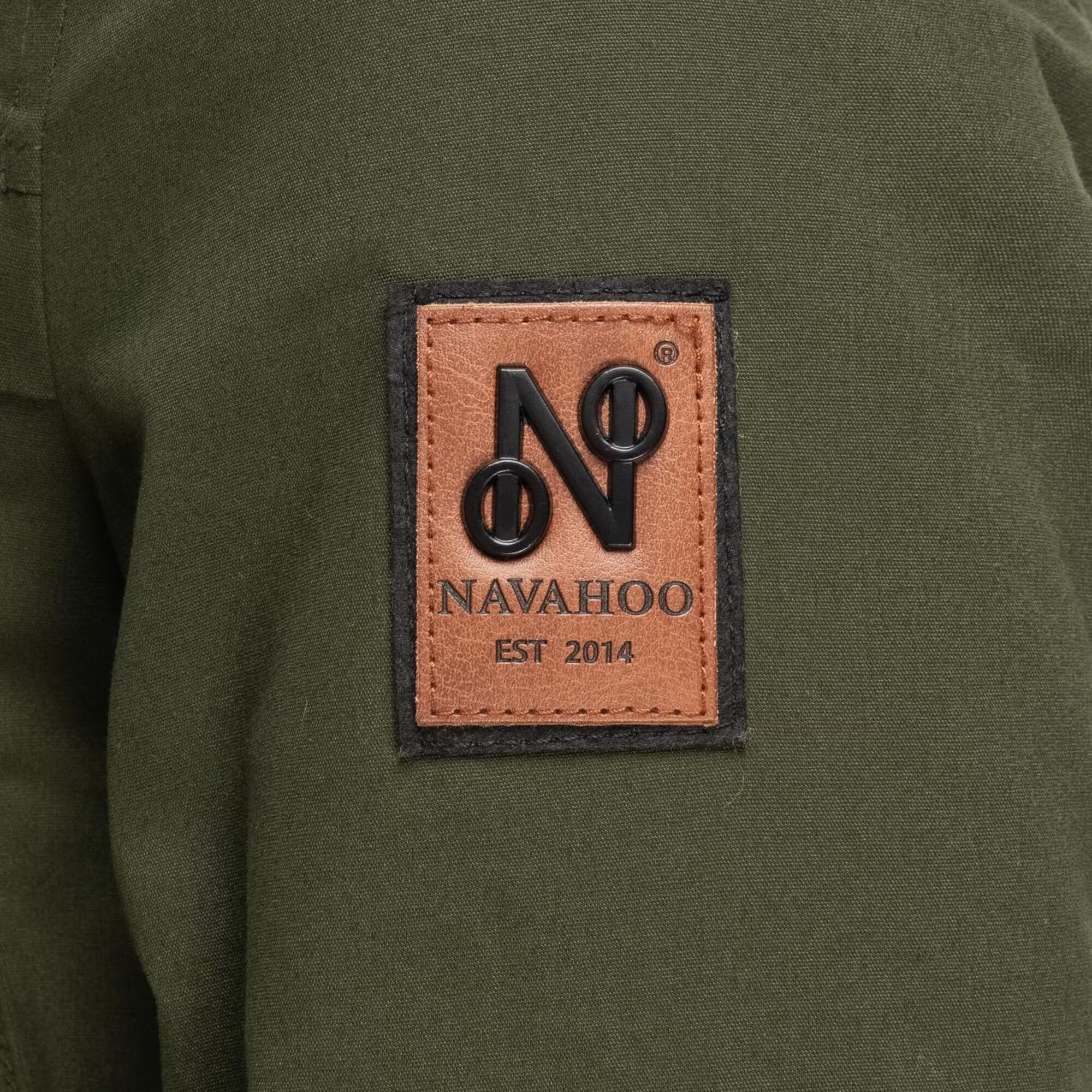 NAVAHOO Parka de iarnă crem / bleumarin / verde - Pled.ro