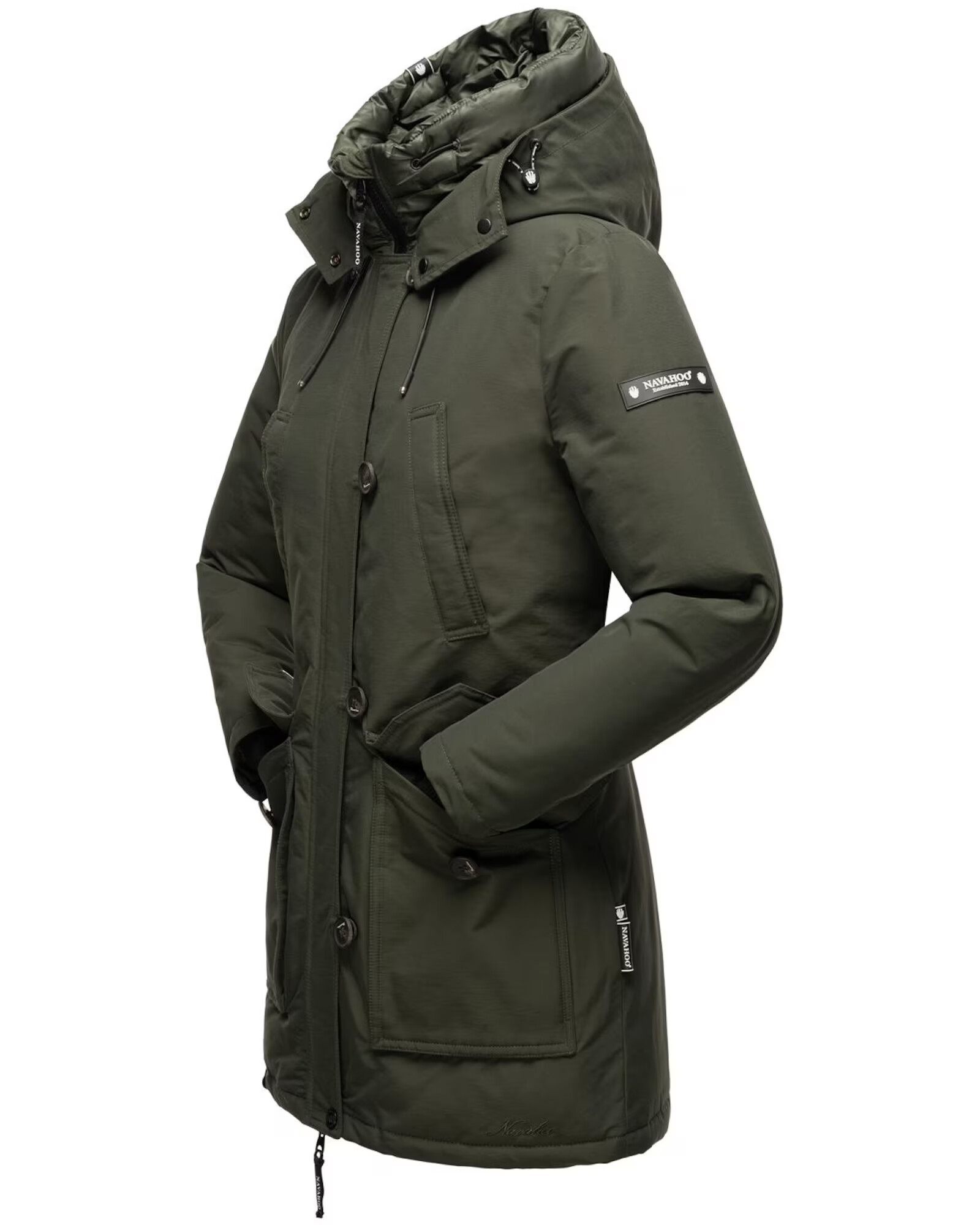 NAVAHOO Parka de iarnă 'Freeze Stoorm' oliv - Pled.ro