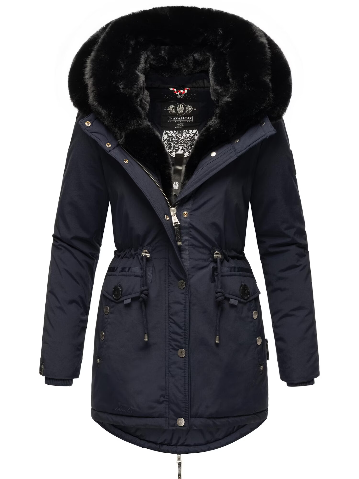 NAVAHOO Parka de iarnă 'Sweety Deluxe' bleumarin - Pled.ro