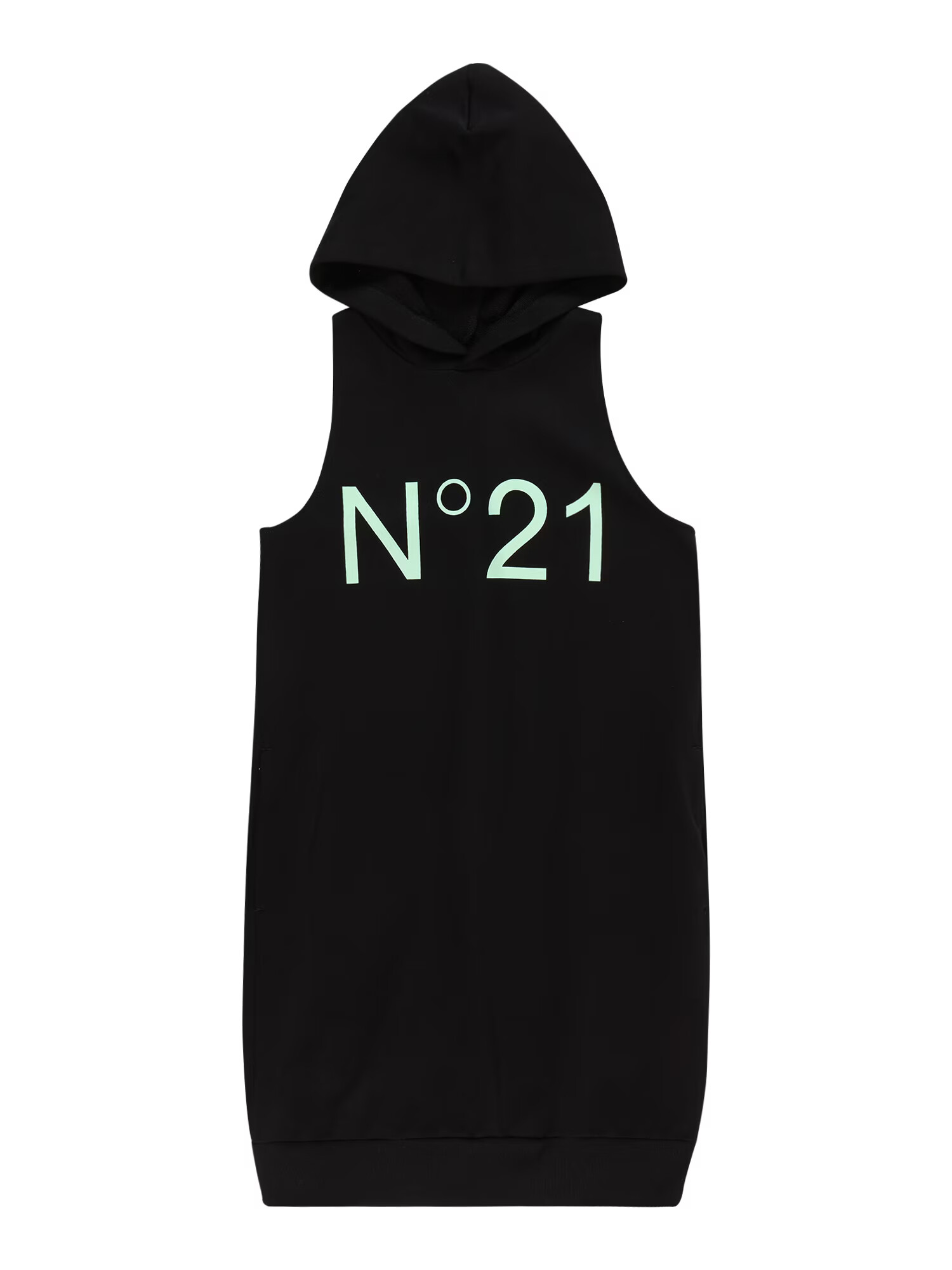 N°21 Rochie verde deschis / negru - Pled.ro