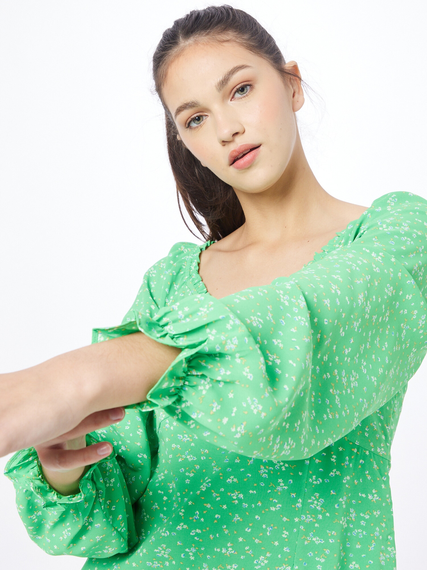 Neo Noir Rochie 'Malla' galben auriu / verde / alb - Pled.ro