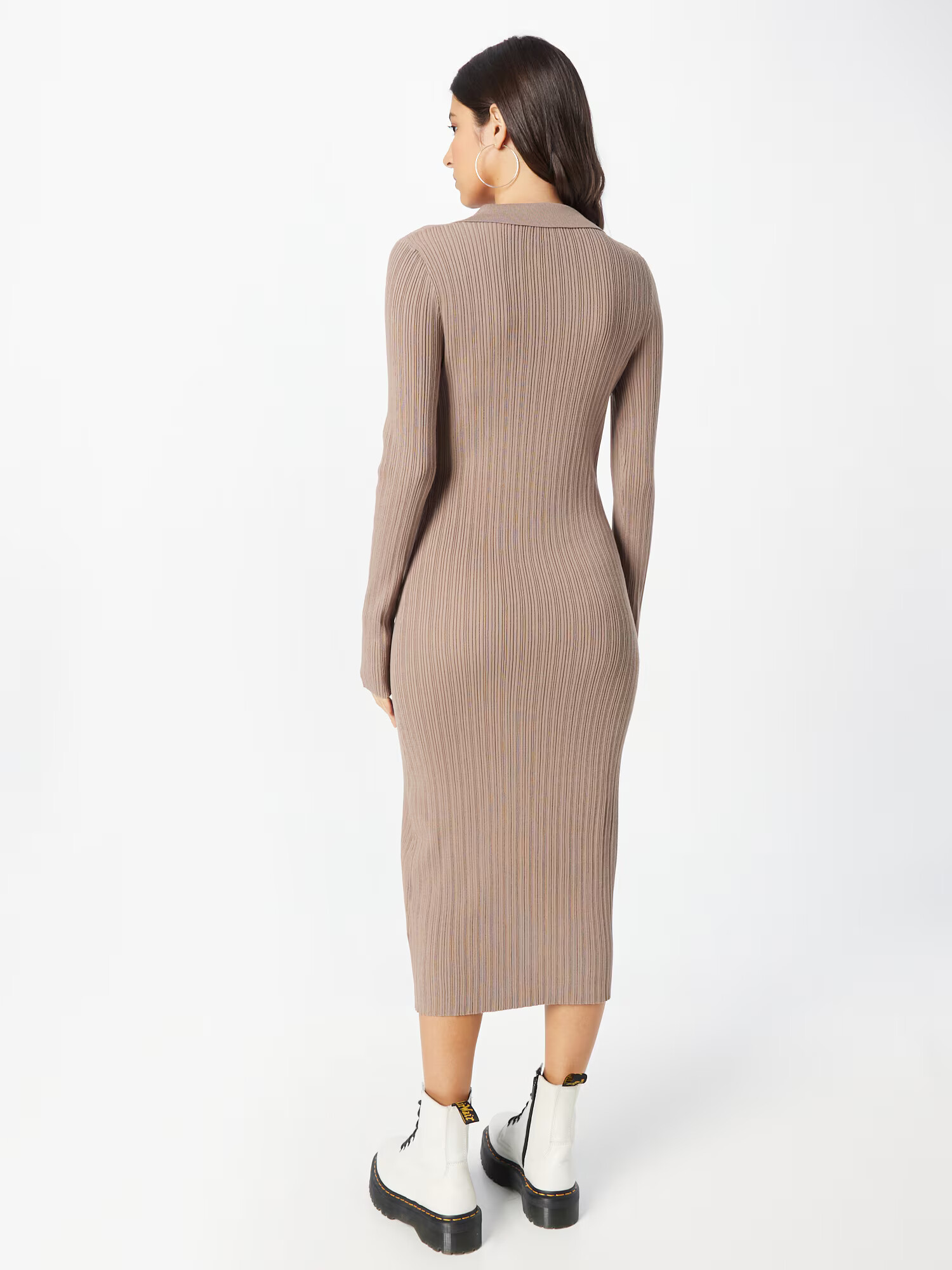 Neo Noir Rochie tricotat 'Harlow' gri taupe - Pled.ro