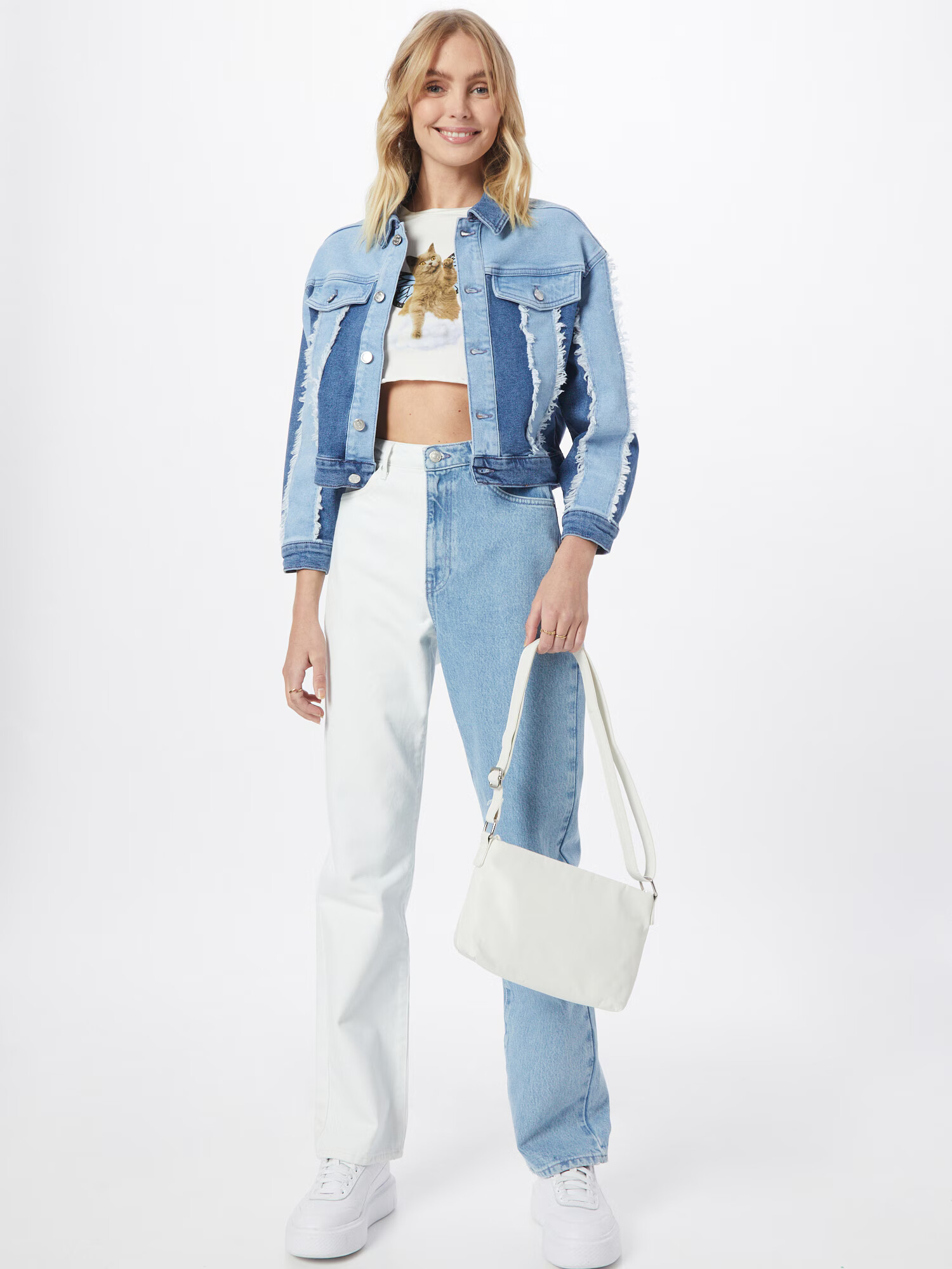 NEON & NYLON Geacă de primăvară-toamnă 'FREYA MALIBU' albastru denim / albastru închis - Pled.ro