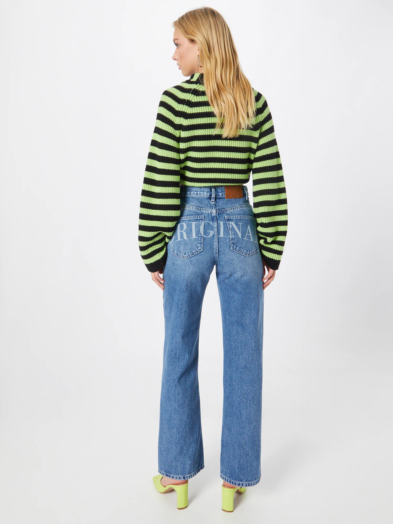 NEON & NYLON Jeans 'CAMILLE' albastru denim - Pled.ro