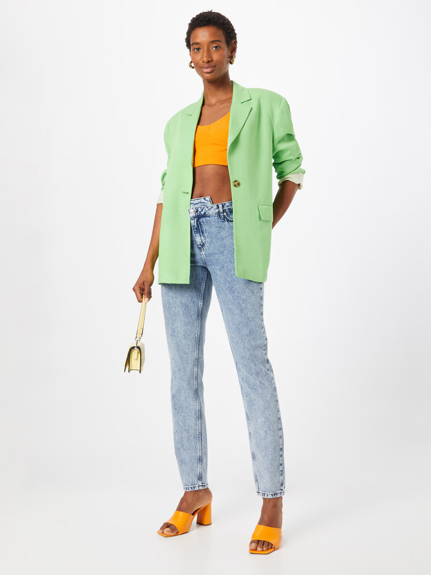 NEON & NYLON Jeans 'CARLY' albastru denim - Pled.ro