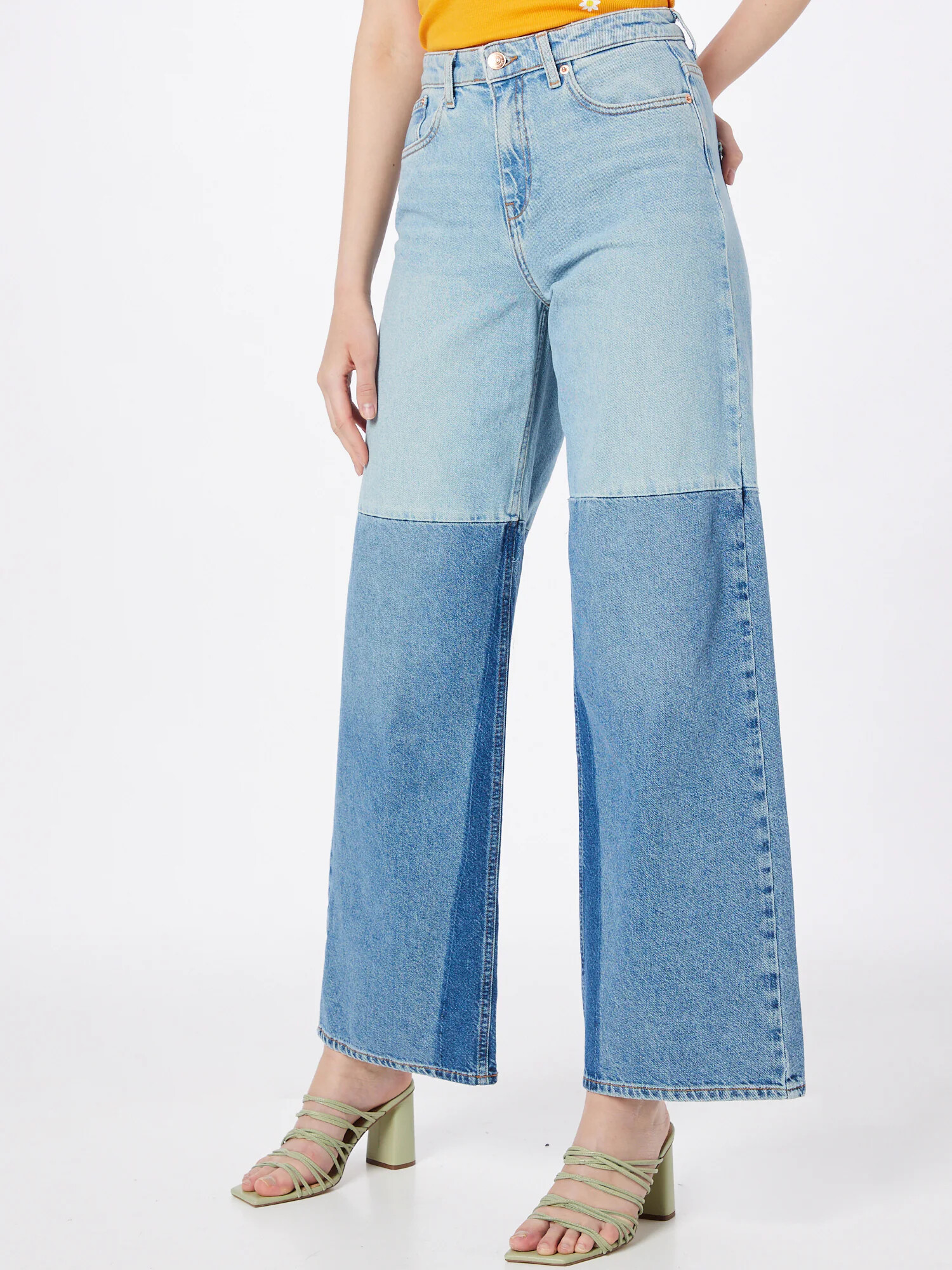 NEON & NYLON Jeans 'DANI' albastru denim / albastru deschis - Pled.ro