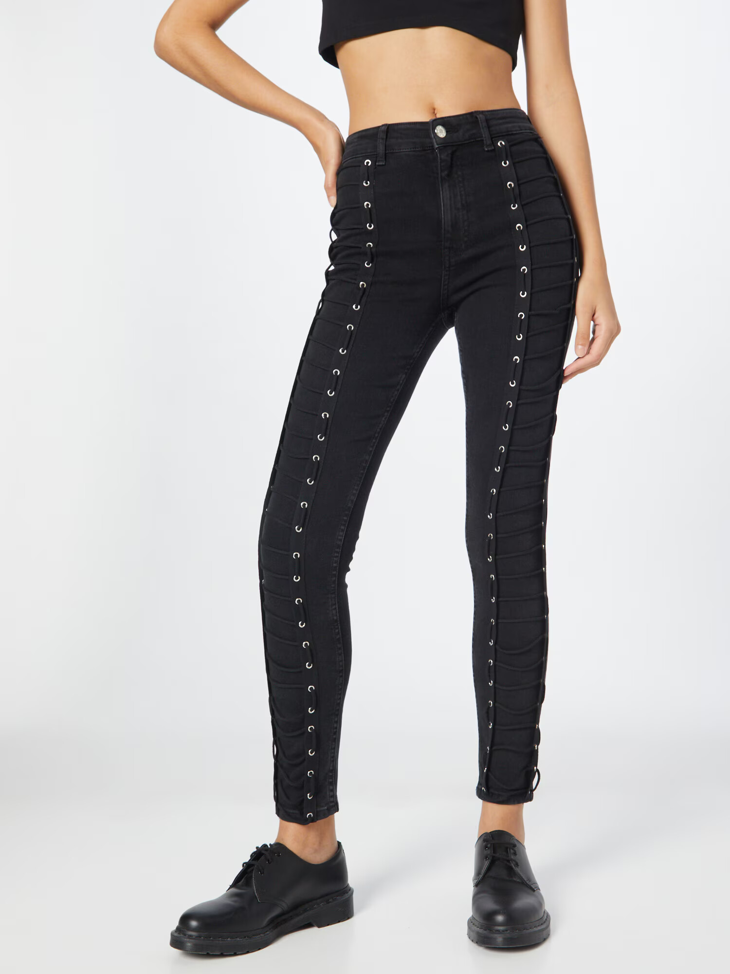 NEON & NYLON Jeans 'JERRY' negru - Pled.ro