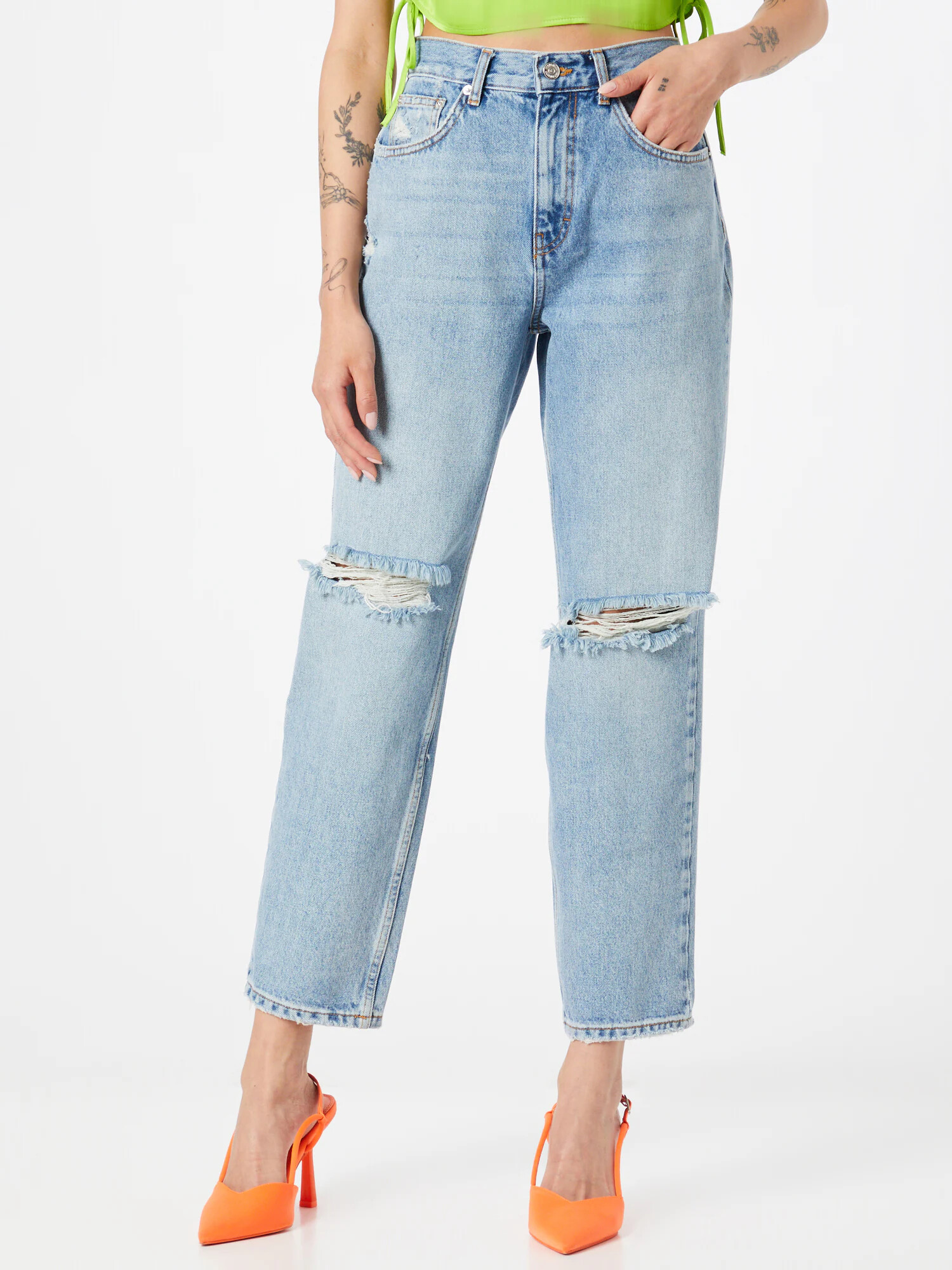 NEON & NYLON Jeans 'MAY ROBYN' albastru denim - Pled.ro