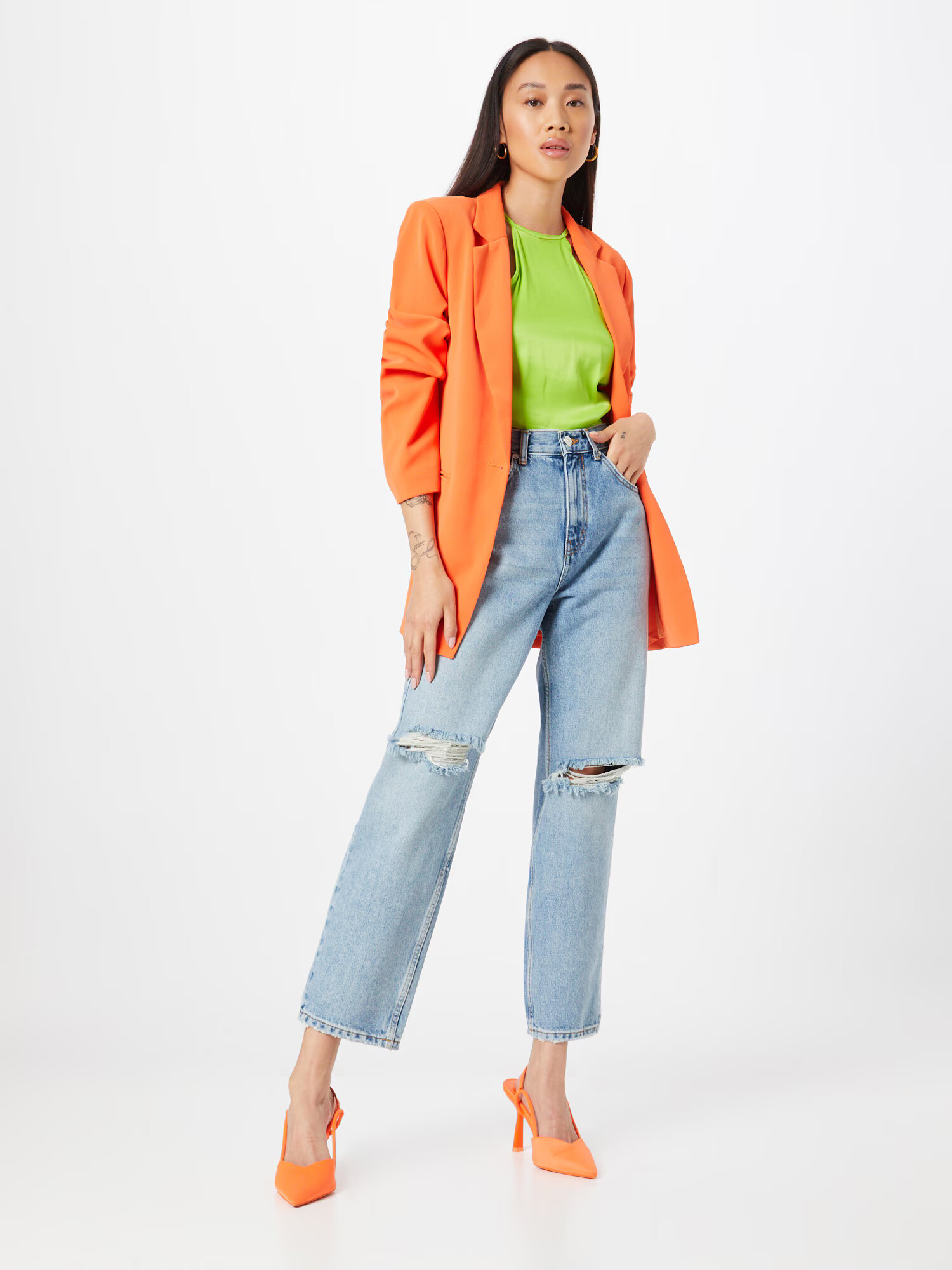 NEON & NYLON Jeans 'MAY ROBYN' albastru denim - Pled.ro