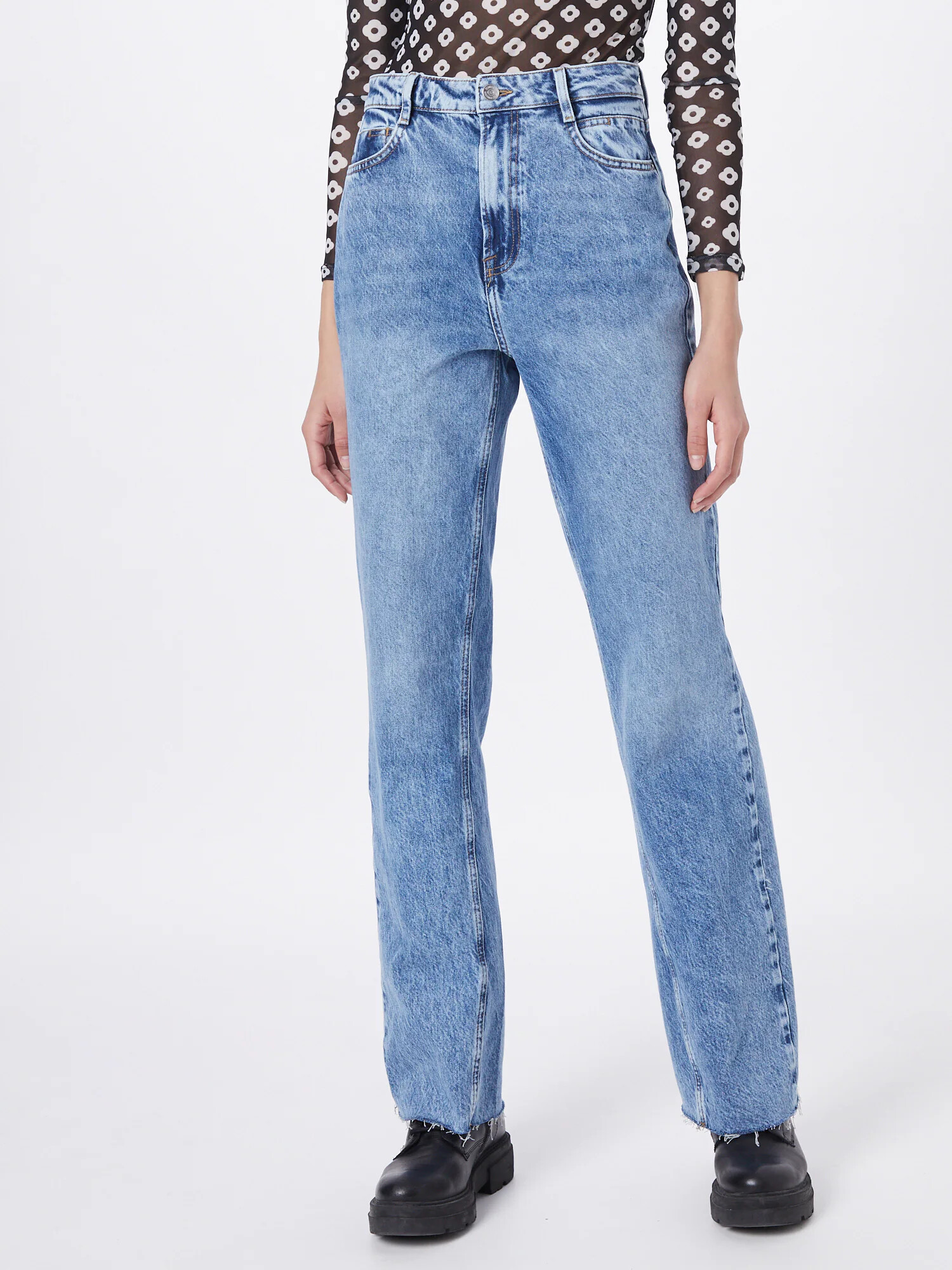 NEON & NYLON Jeans 'NEOPHILINE' albastru denim - Pled.ro