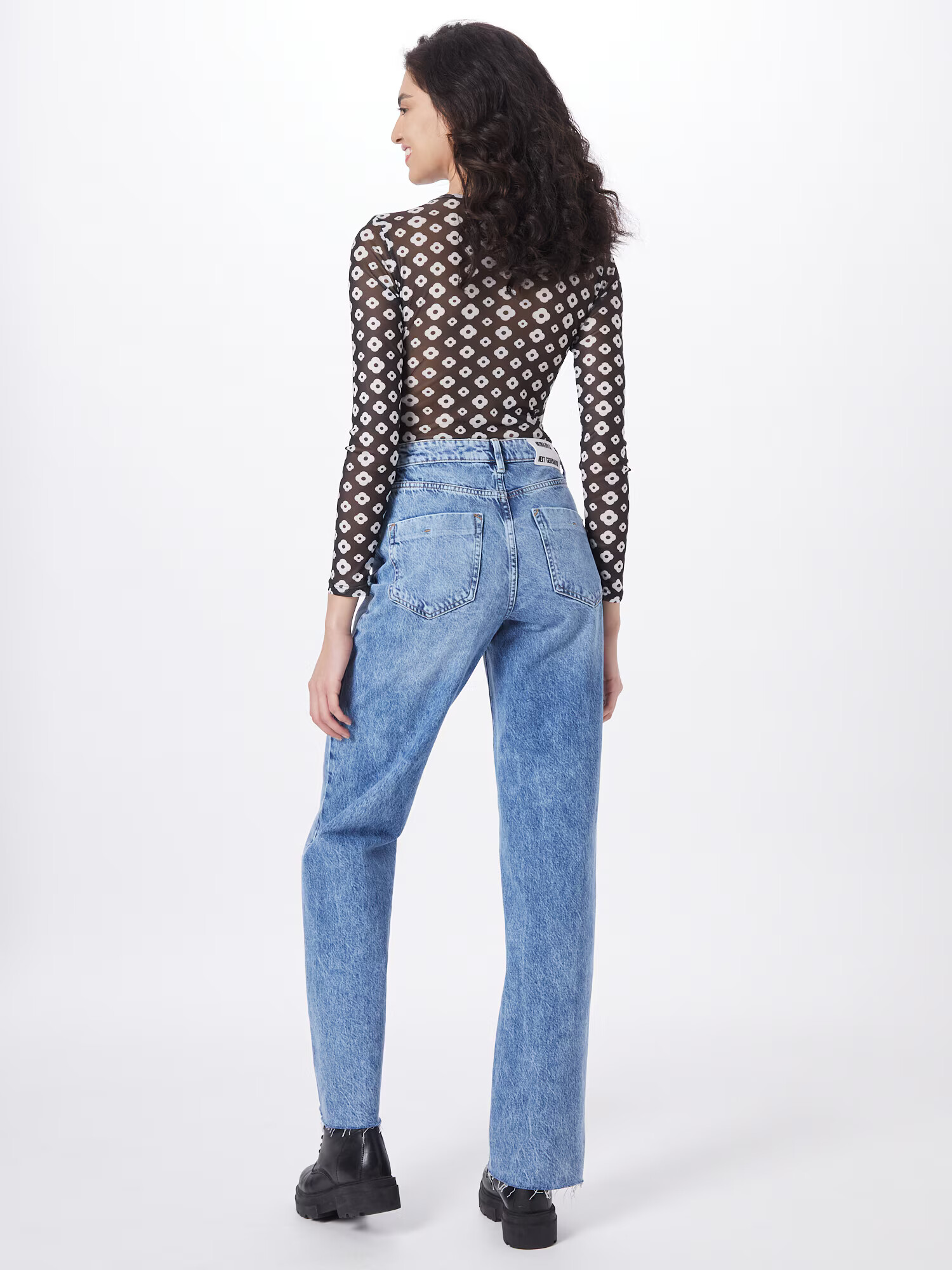 NEON & NYLON Jeans 'NEOPHILINE' albastru denim - Pled.ro