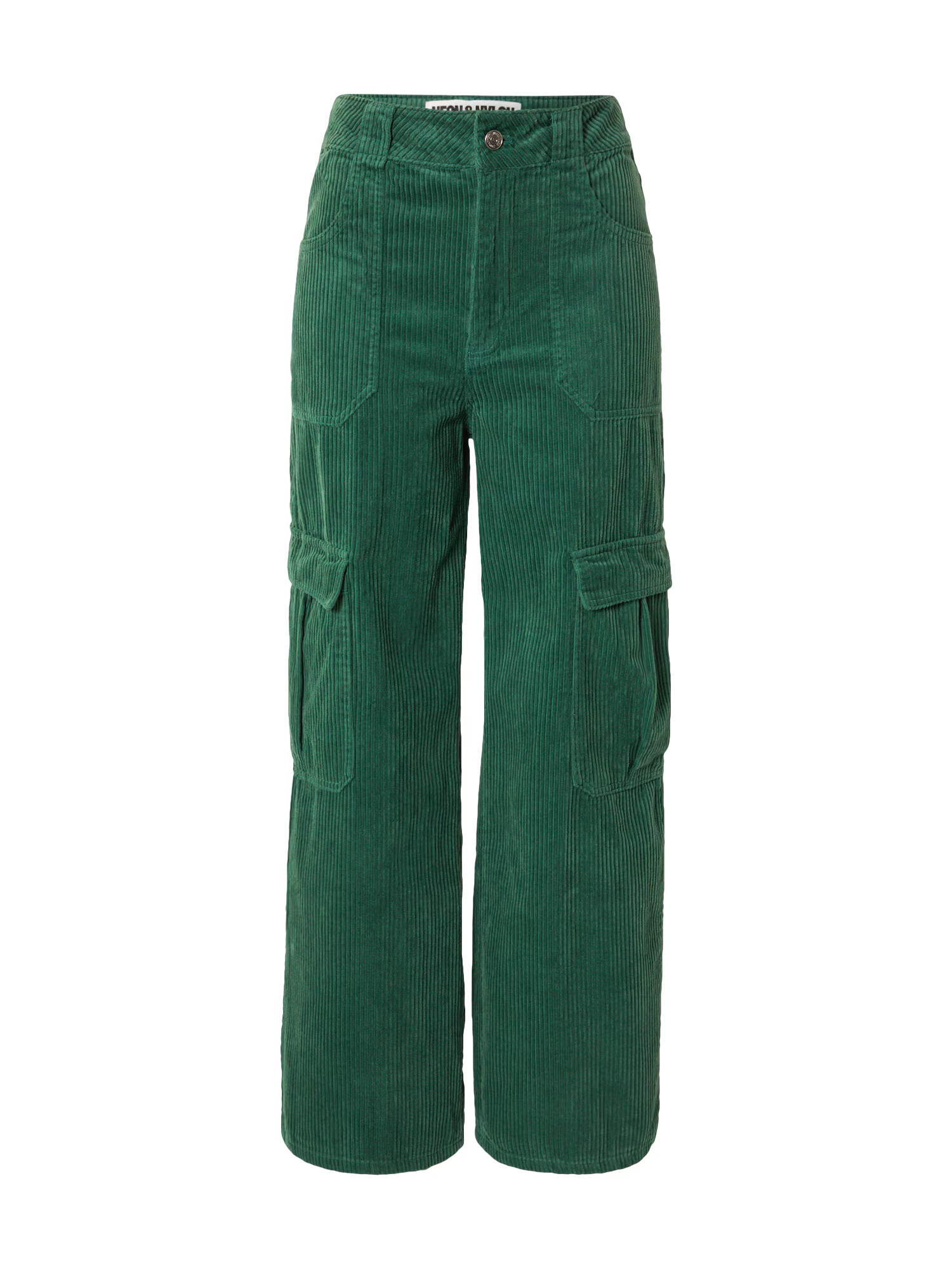 NEON & NYLON Pantaloni cu buzunare verde închis - Pled.ro