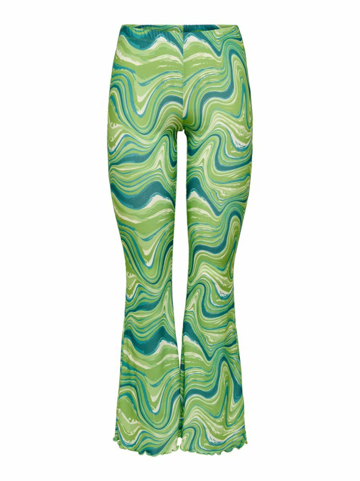 NEON & NYLON Pantaloni verde petrol / verde deschis / alb - Pled.ro