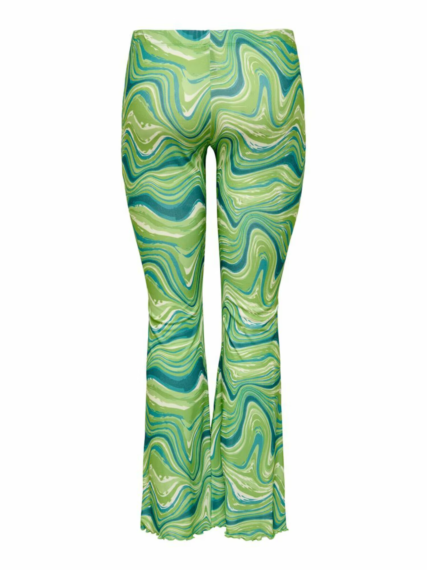 NEON & NYLON Pantaloni verde petrol / verde deschis / alb - Pled.ro