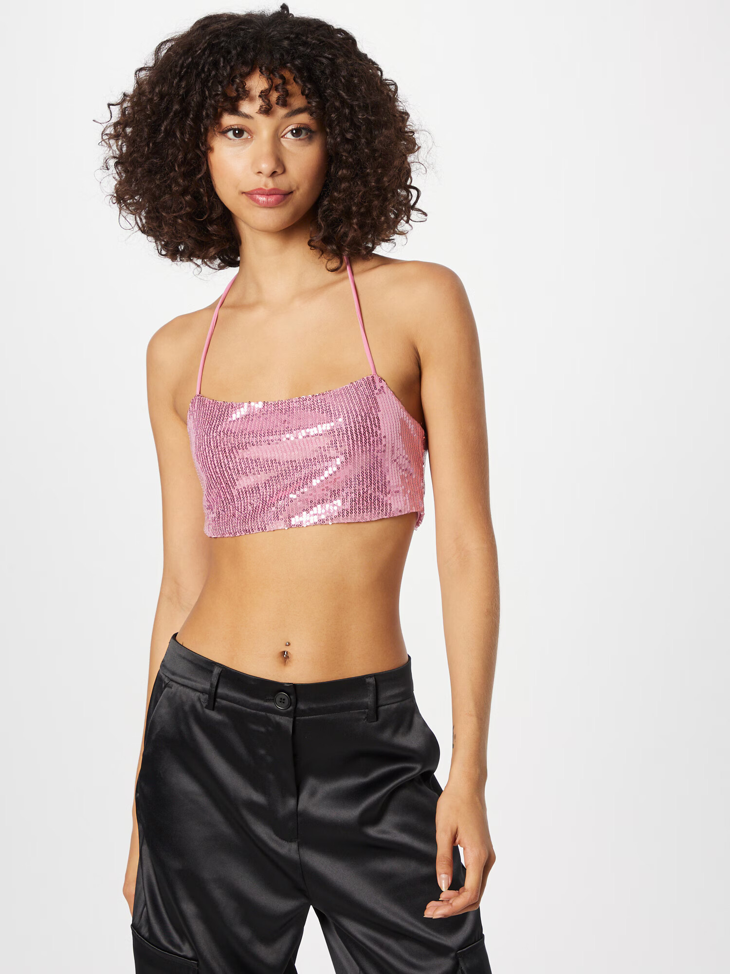 NEON & NYLON Top 'JADA' roz pal - Pled.ro