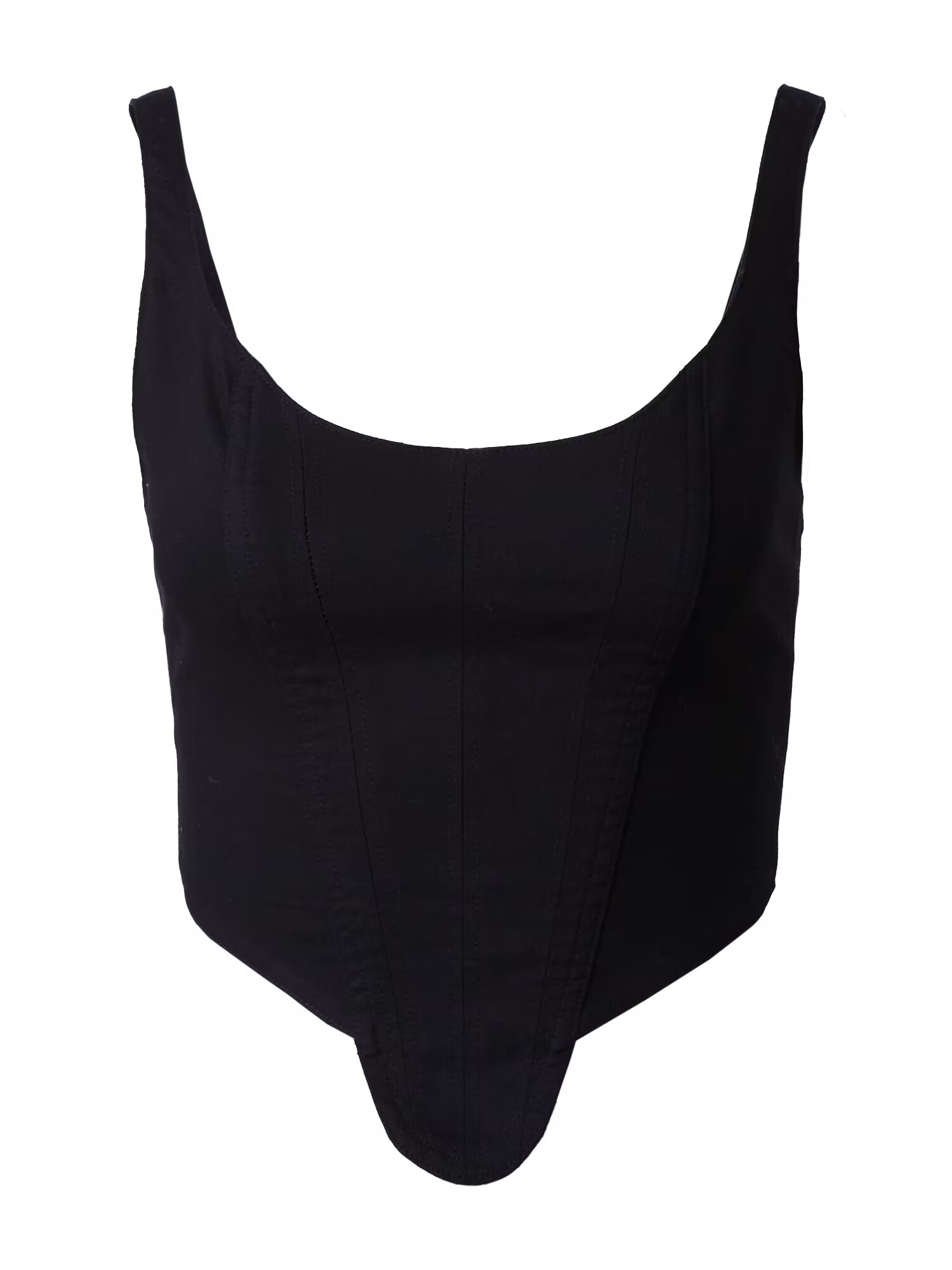 NEON & NYLON Top 'LAINE' negru - Pled.ro