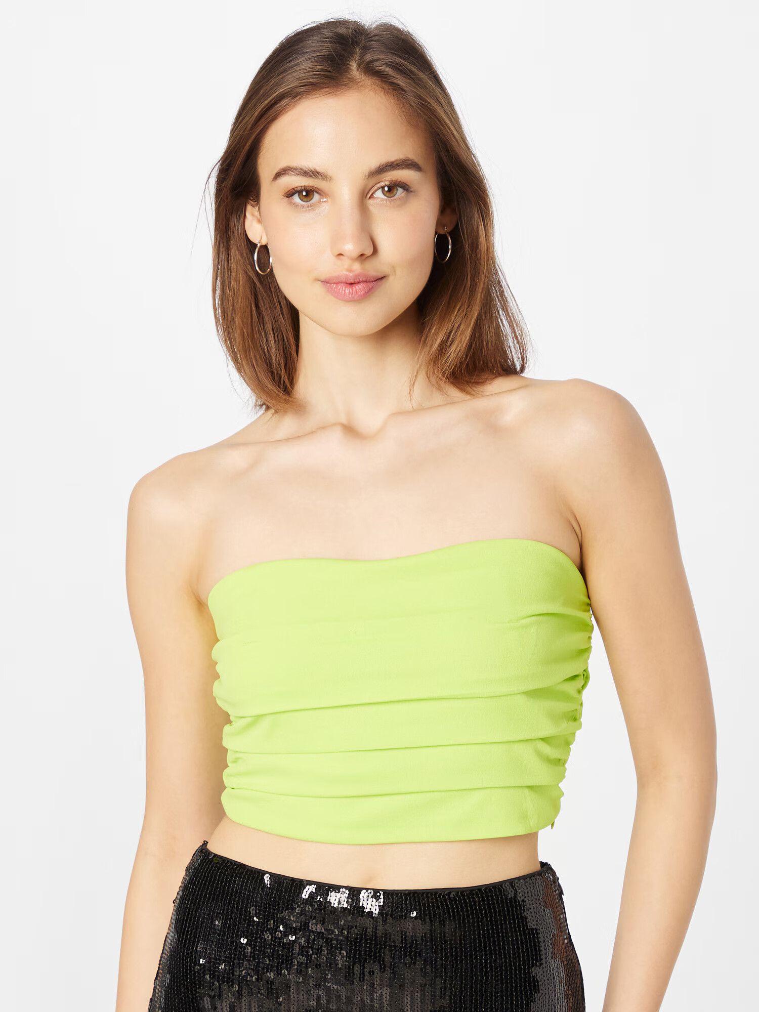 NEON & NYLON Top 'MELODY' verde deschis - Pled.ro