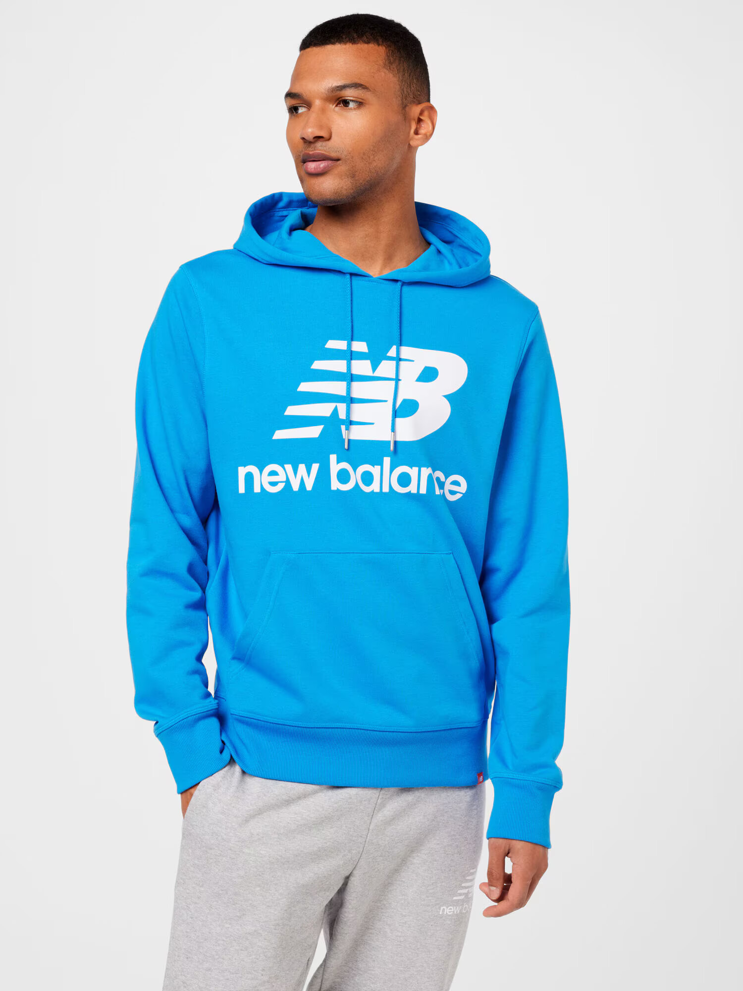 new balance Bluză de molton albastru cobalt / alb - Pled.ro