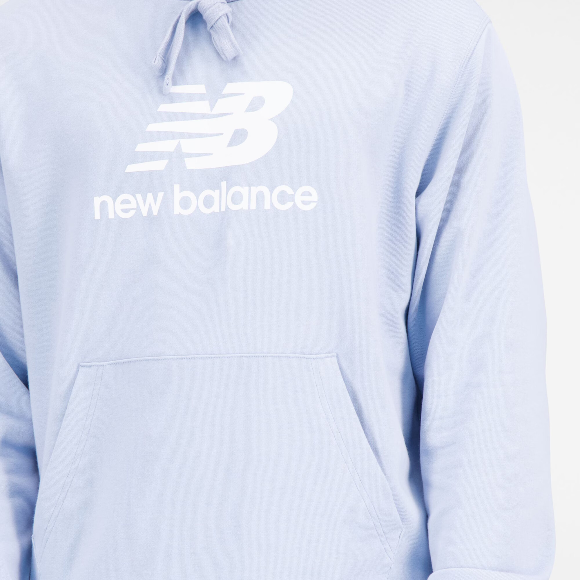 new balance Bluză de molton albastru deschis / alb - Pled.ro